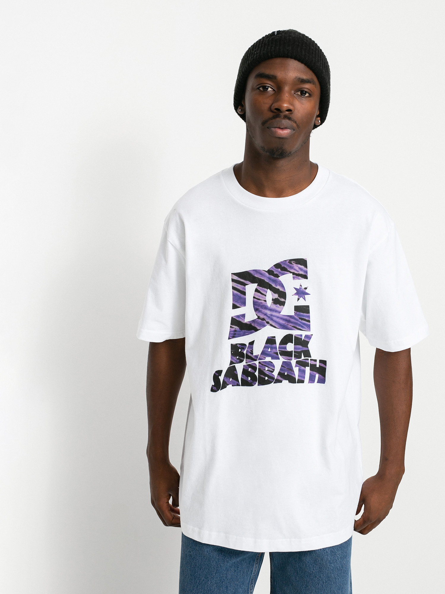 T-shirt DC X Black Sabbath Star Fill (white)