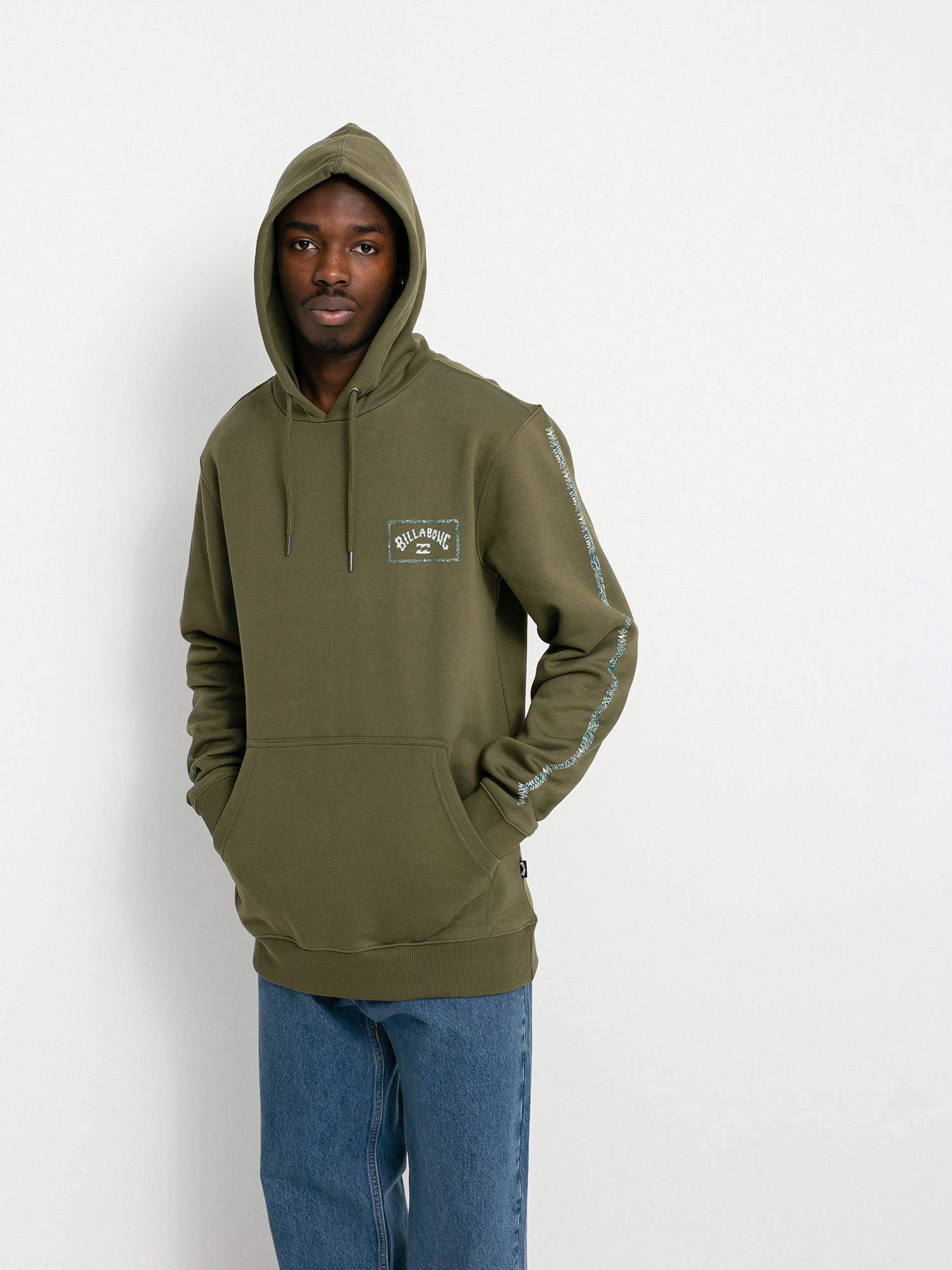 Bluza z kapturem Billabong Arch HD (military)