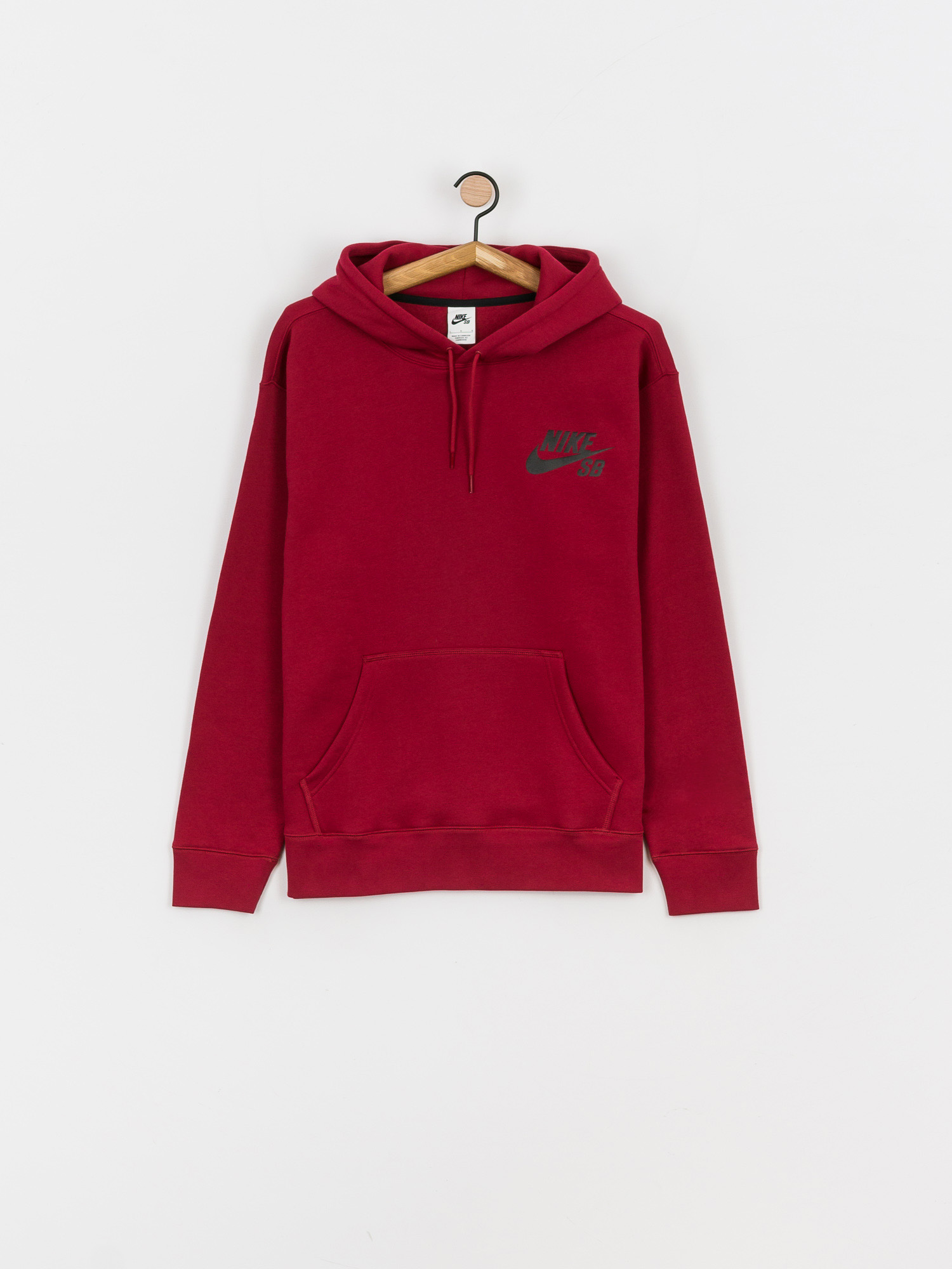 Bluza z kapturem Nike SB Icon HD (pomegranate/black)