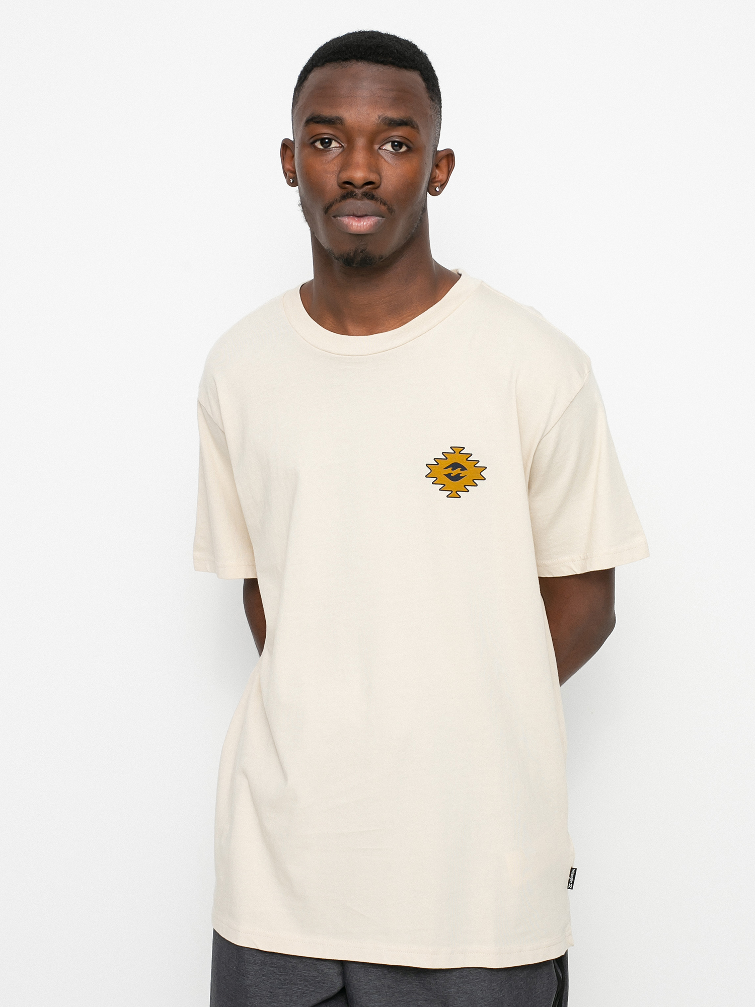 T-shirt Billabong X Wrangler Sandwave (natural)