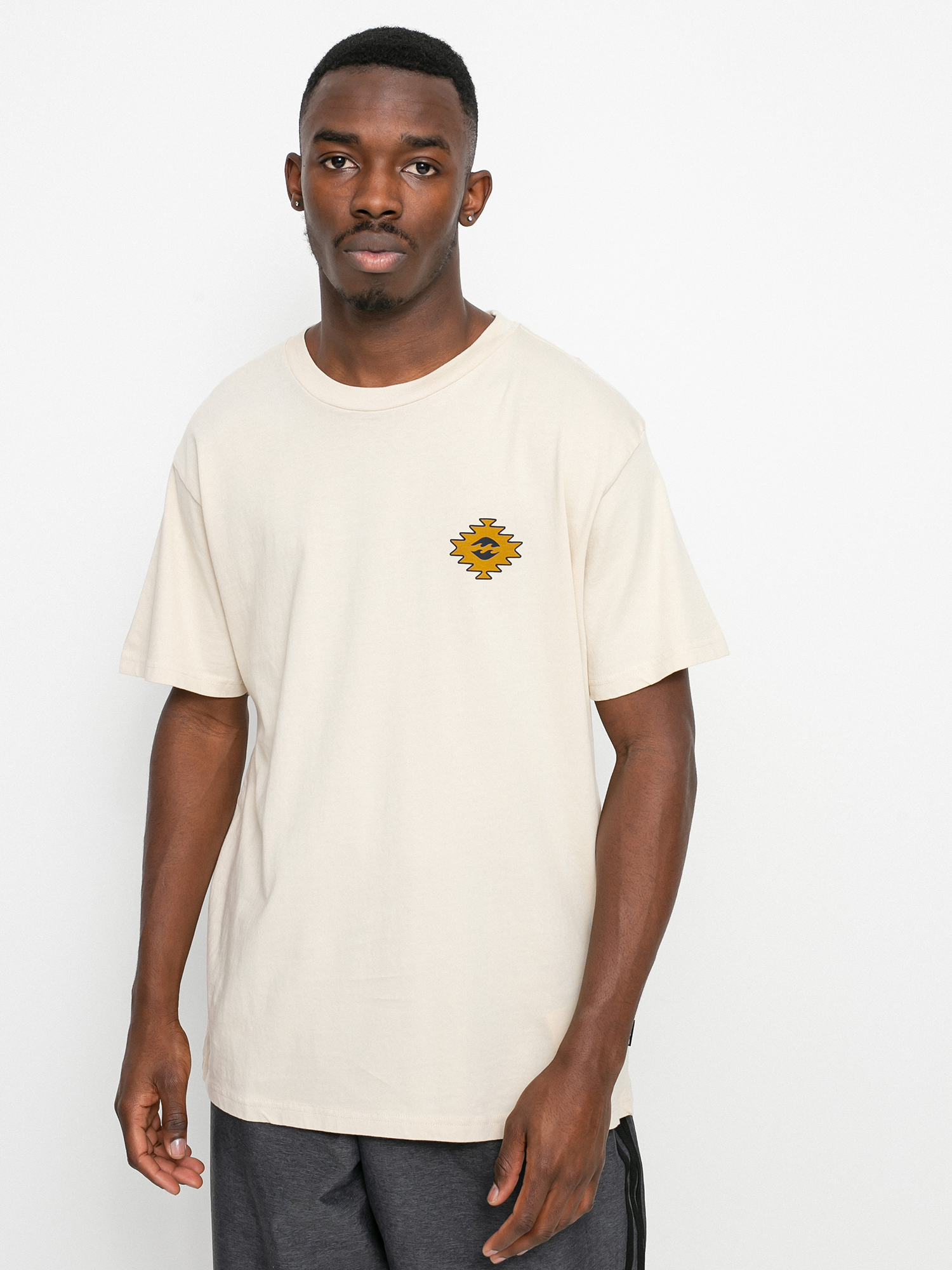 T-shirt Billabong X Wrangler Sandwave (natural)