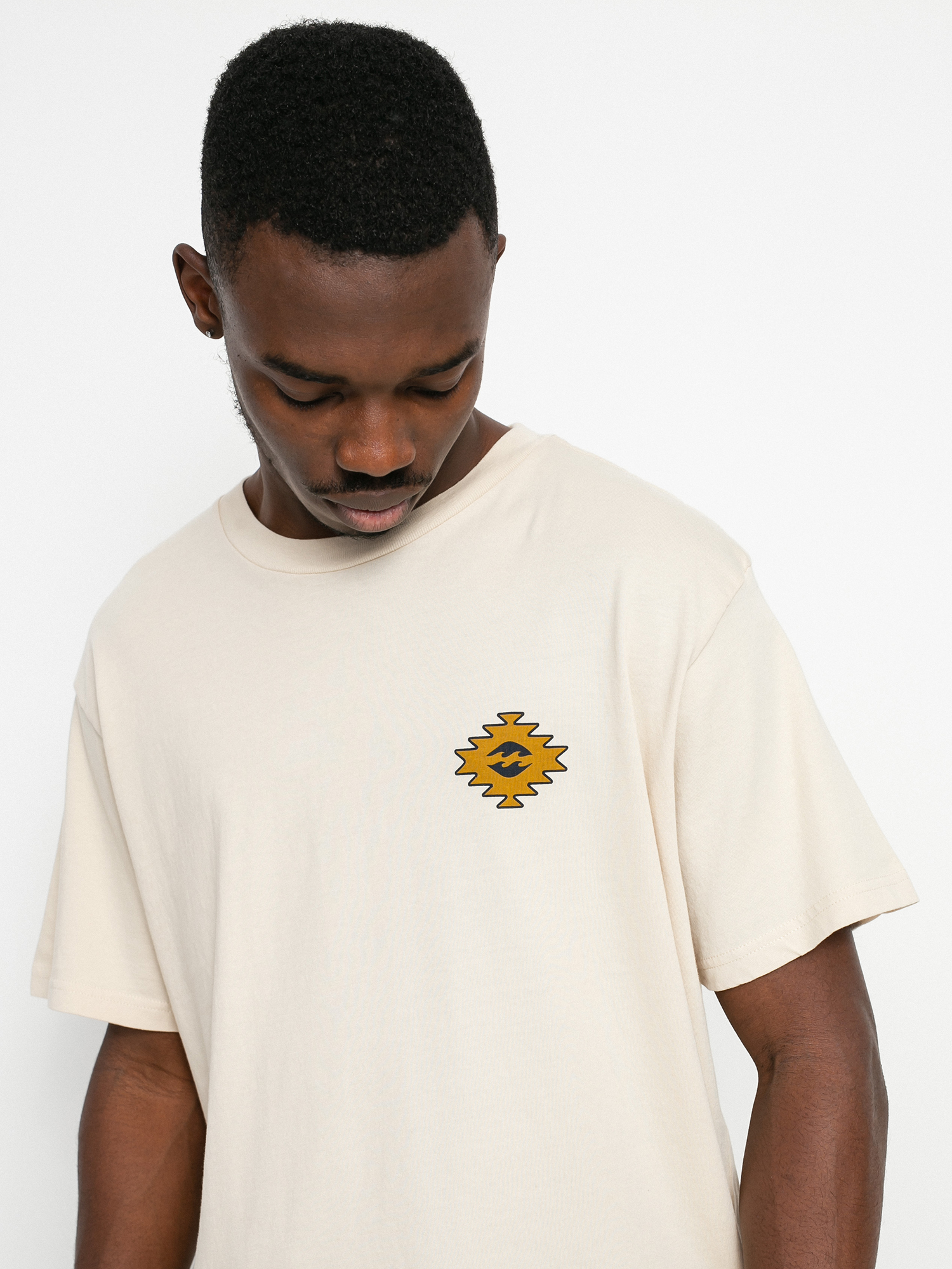 T-shirt Billabong X Wrangler Sandwave (natural)