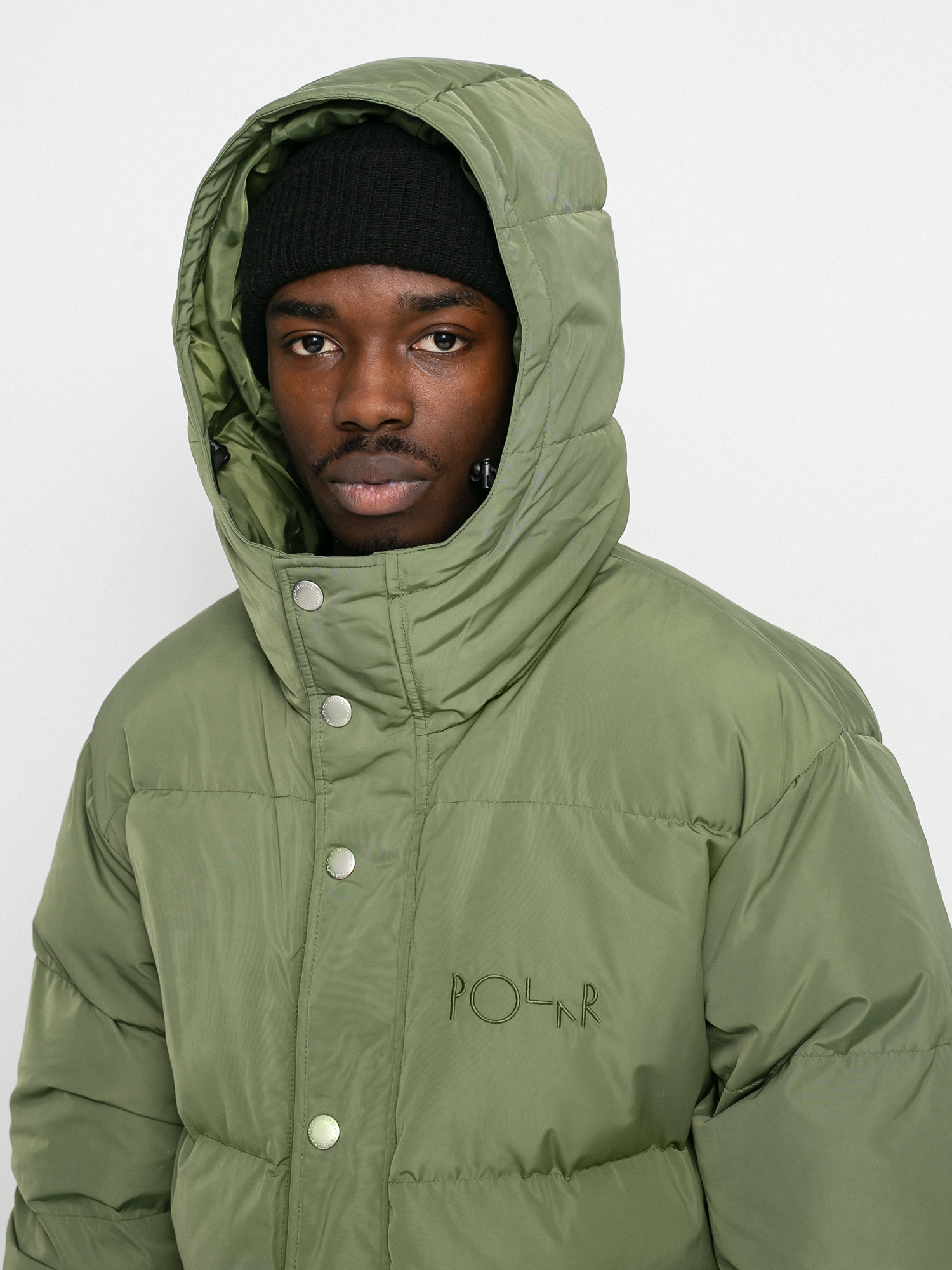 Kurtka Polar Skate Hood Puffer (light olive)