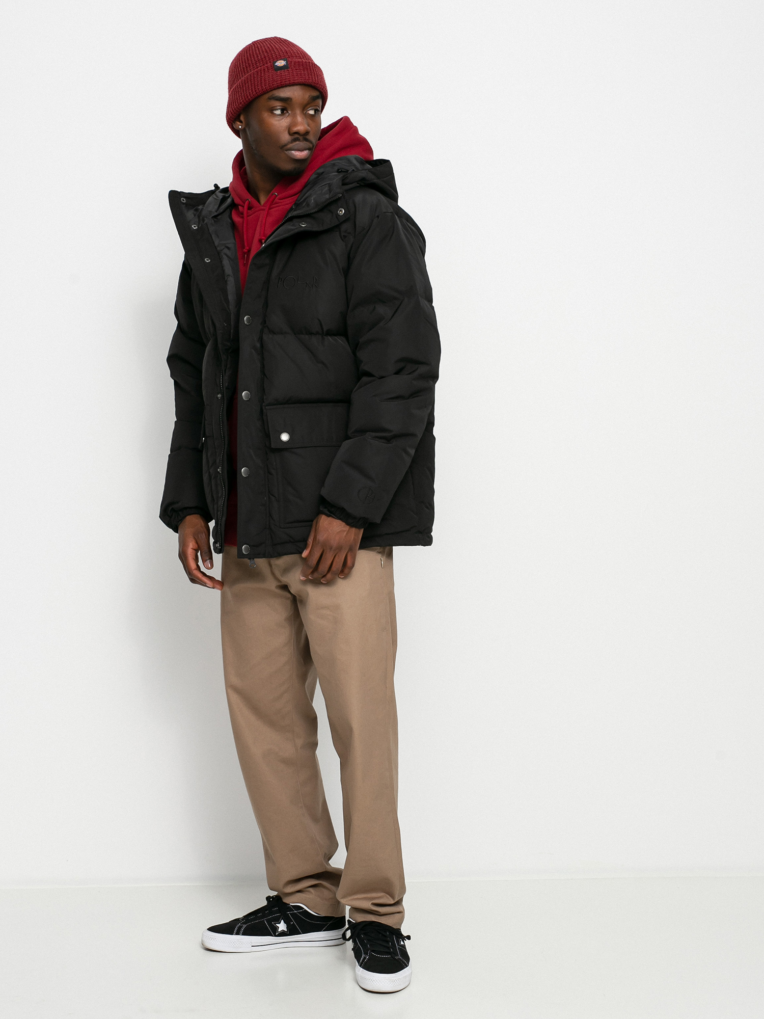 Kurtka Polar Skate Hood Puffer (black)