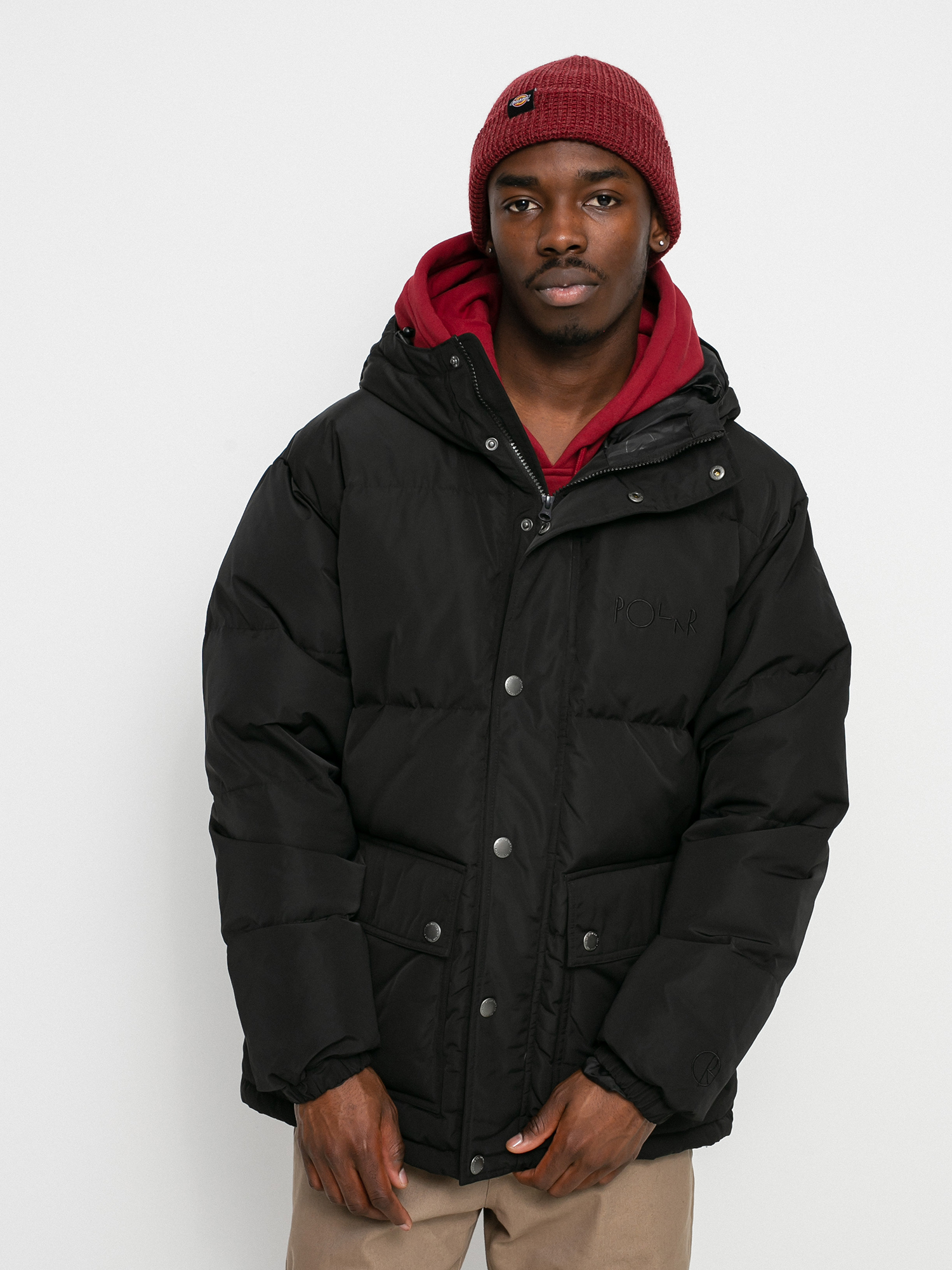 Kurtka Polar Skate Hood Puffer (black)