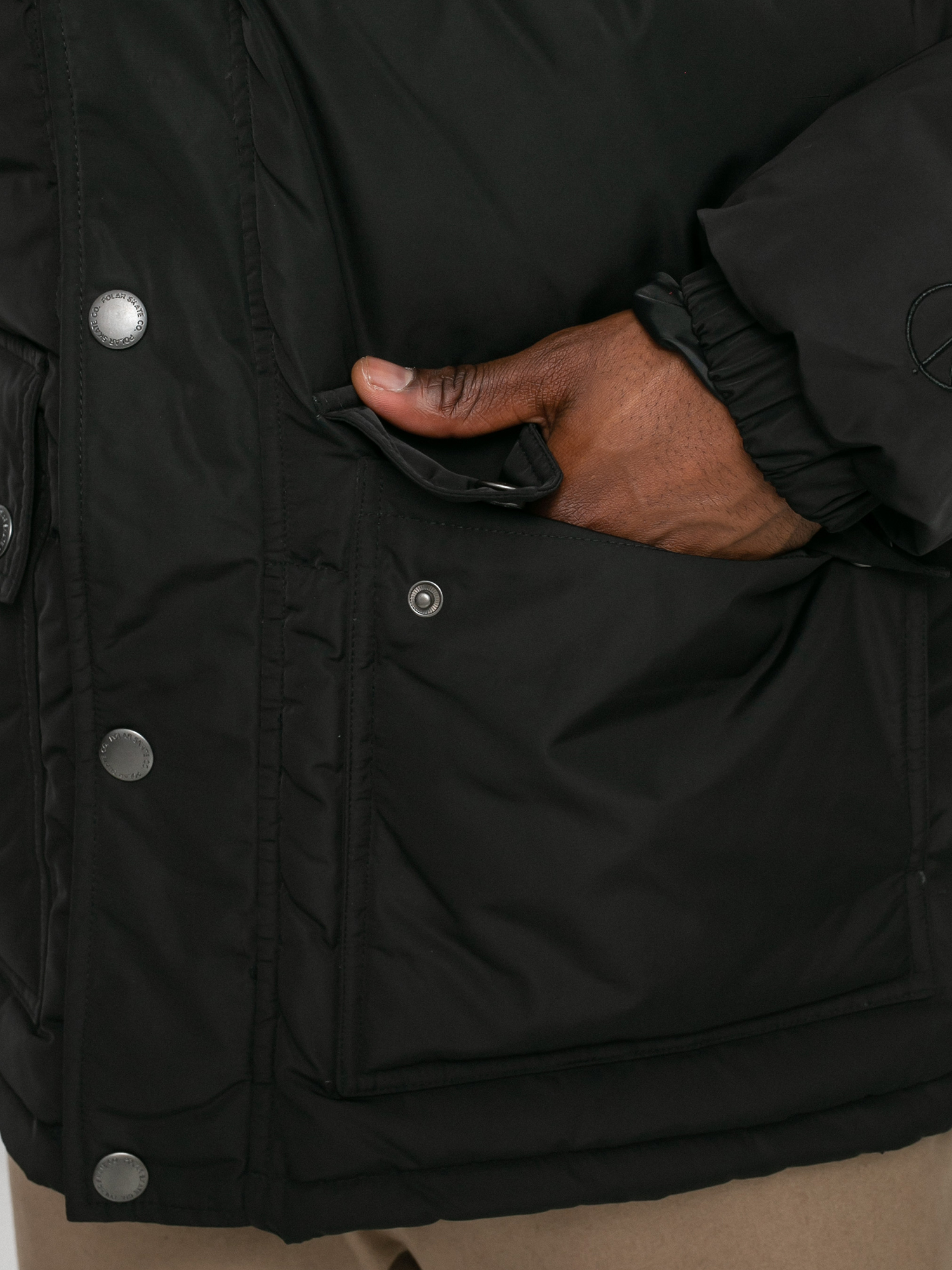 Kurtka Polar Skate Hood Puffer (black)