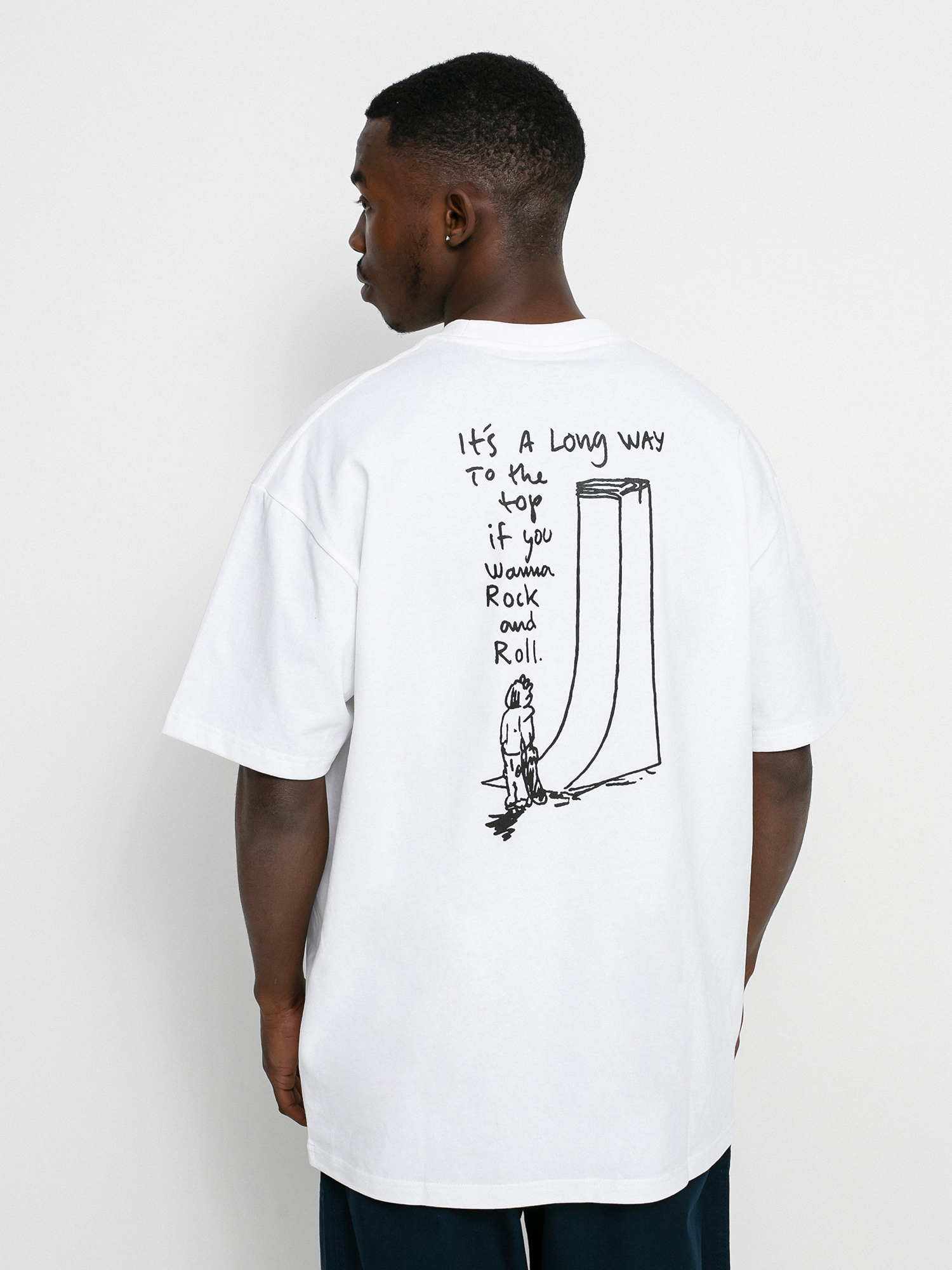 T-shirt Polar Skate Rock n Roll (white)