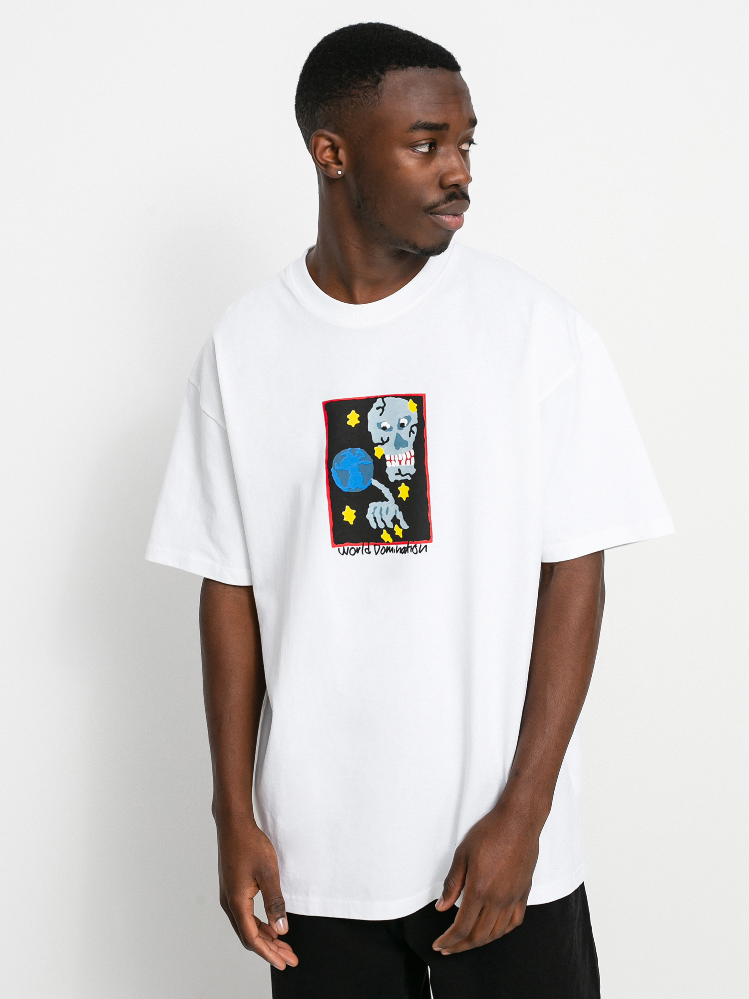 T-shirt Polar Skate World Domination (white)