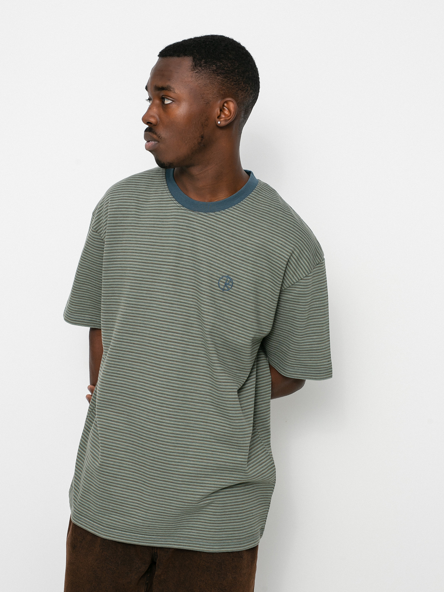 T-shirt Polar Skate Dizzy Stripe (blue)
