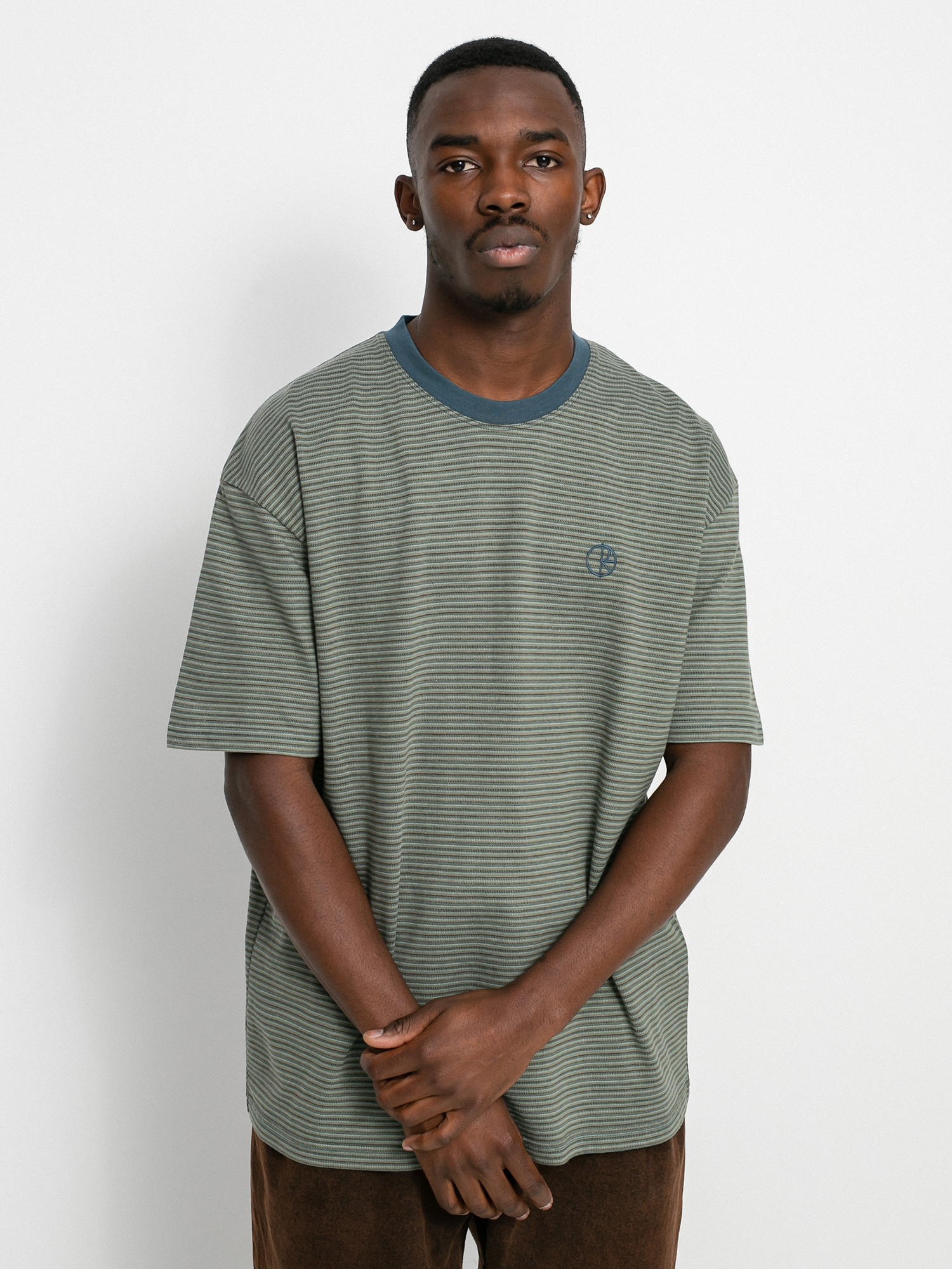 T-shirt Polar Skate Dizzy Stripe (blue)