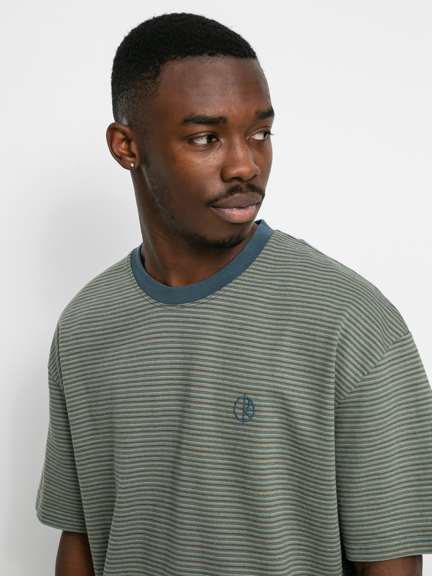 T-shirt Polar Skate Dizzy Stripe (blue)