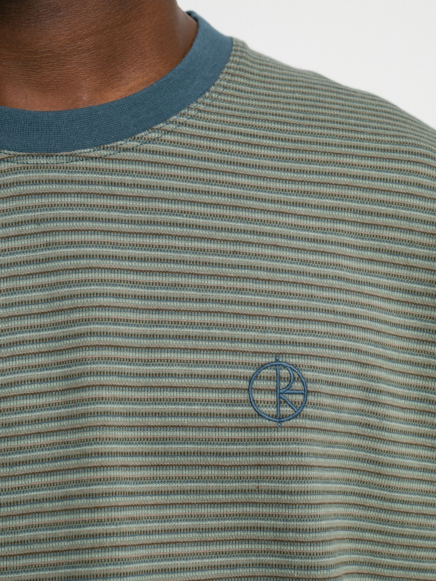 T-shirt Polar Skate Dizzy Stripe (blue)