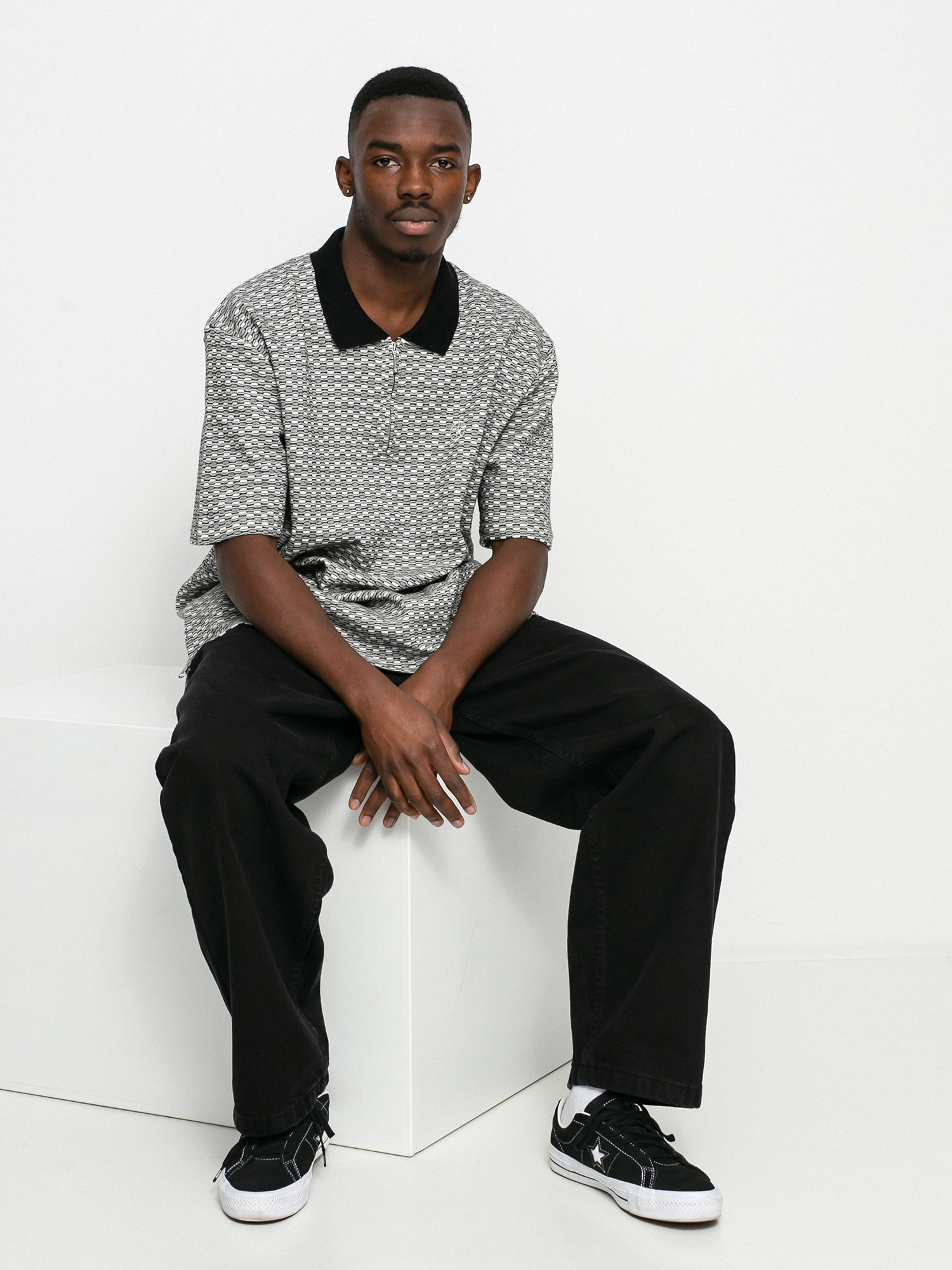 Polo Polar Skate Jacques (black)