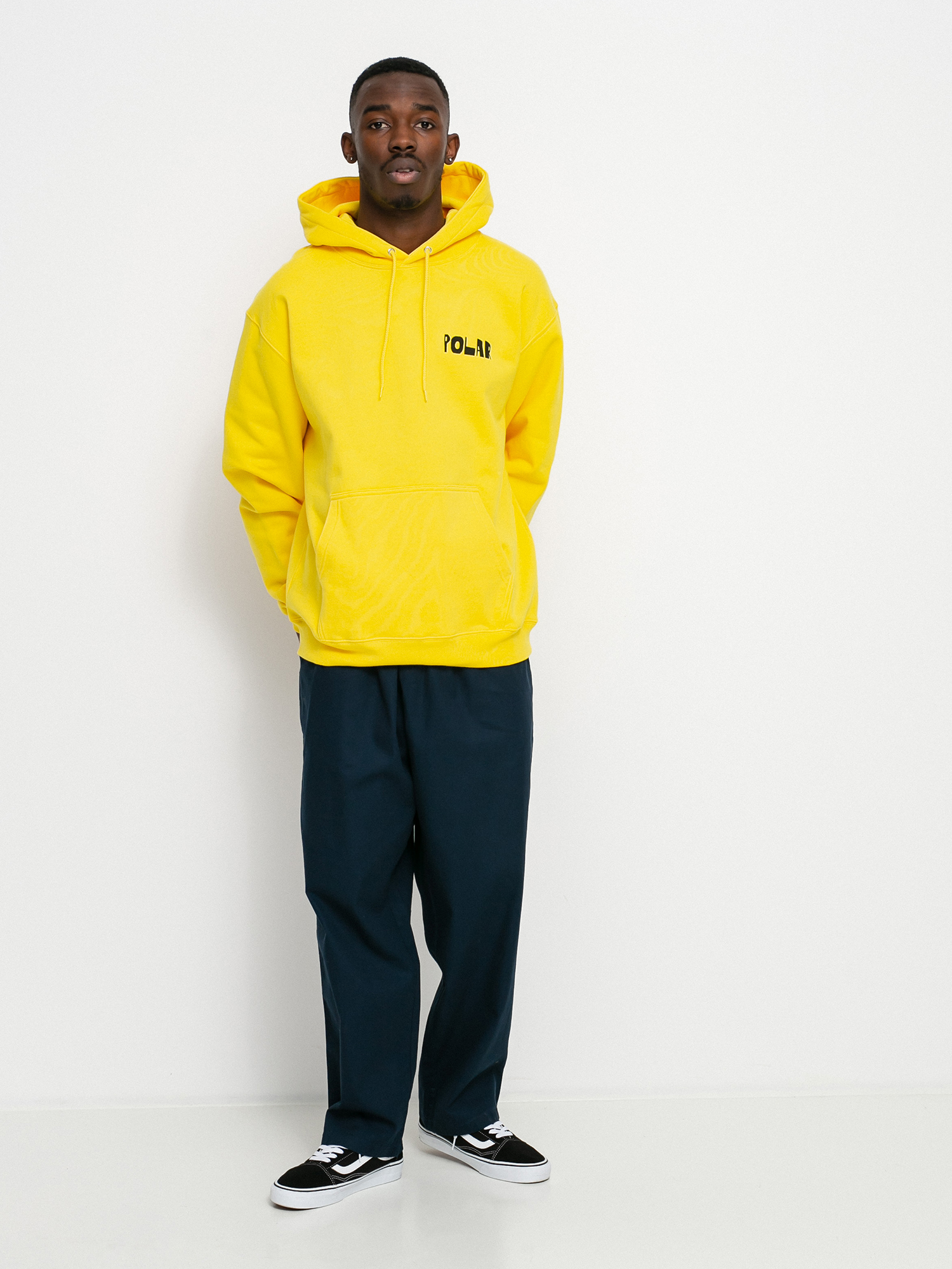 Bluza z kapturem Polar Skate Trippin HD (lemon)