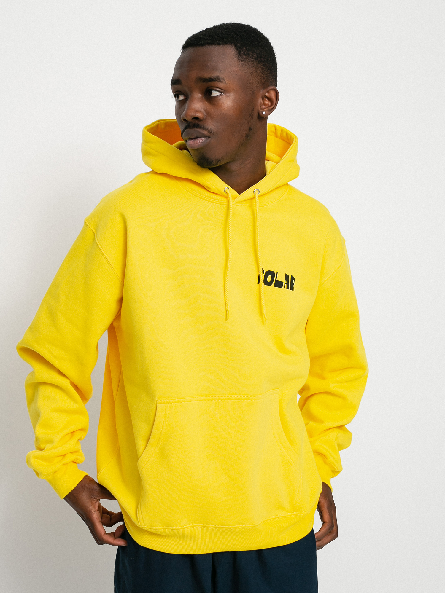 Bluza z kapturem Polar Skate Trippin HD (lemon)