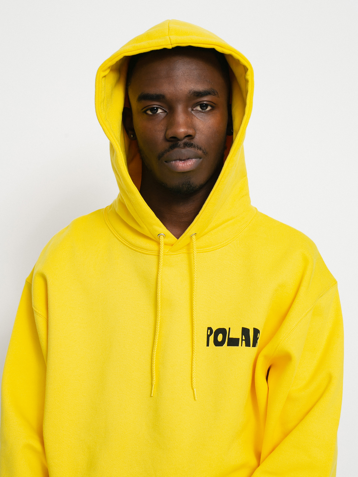 Bluza z kapturem Polar Skate Trippin HD (lemon)