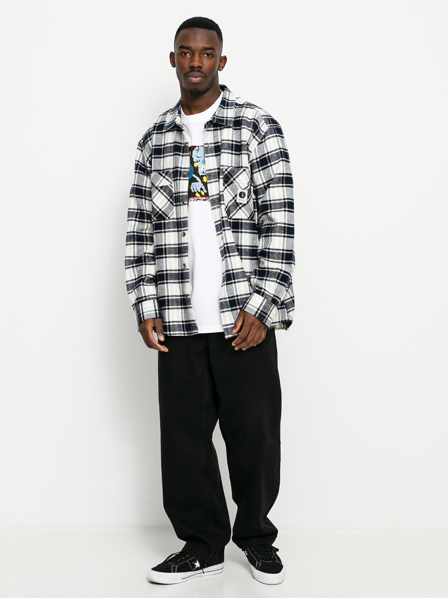 Koszula Polar Skate Flannel (navy)