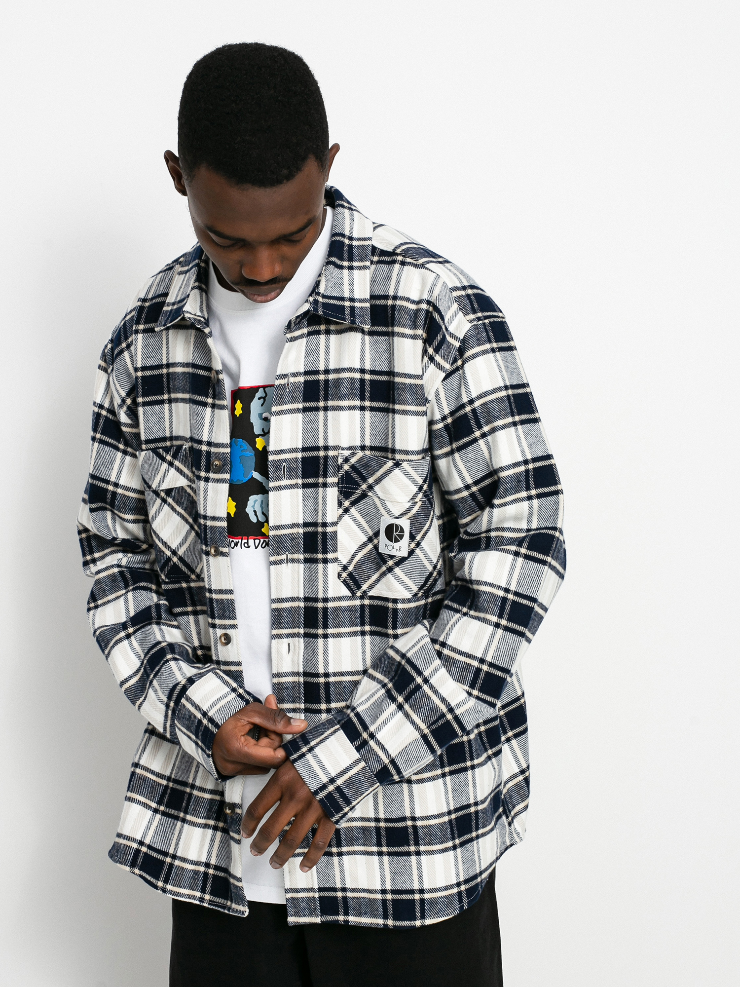 Koszula Polar Skate Flannel (navy)