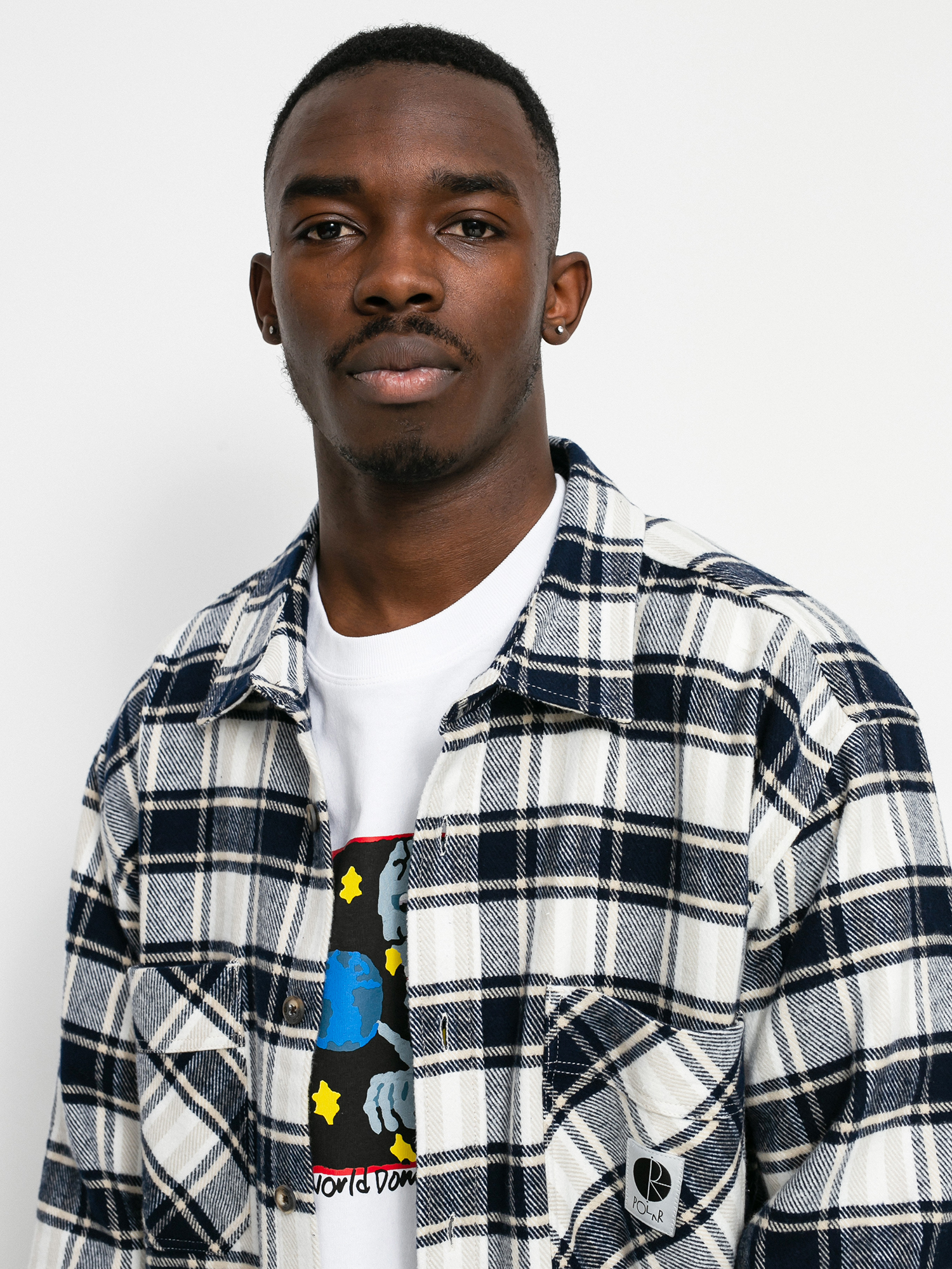 Koszula Polar Skate Flannel (navy)