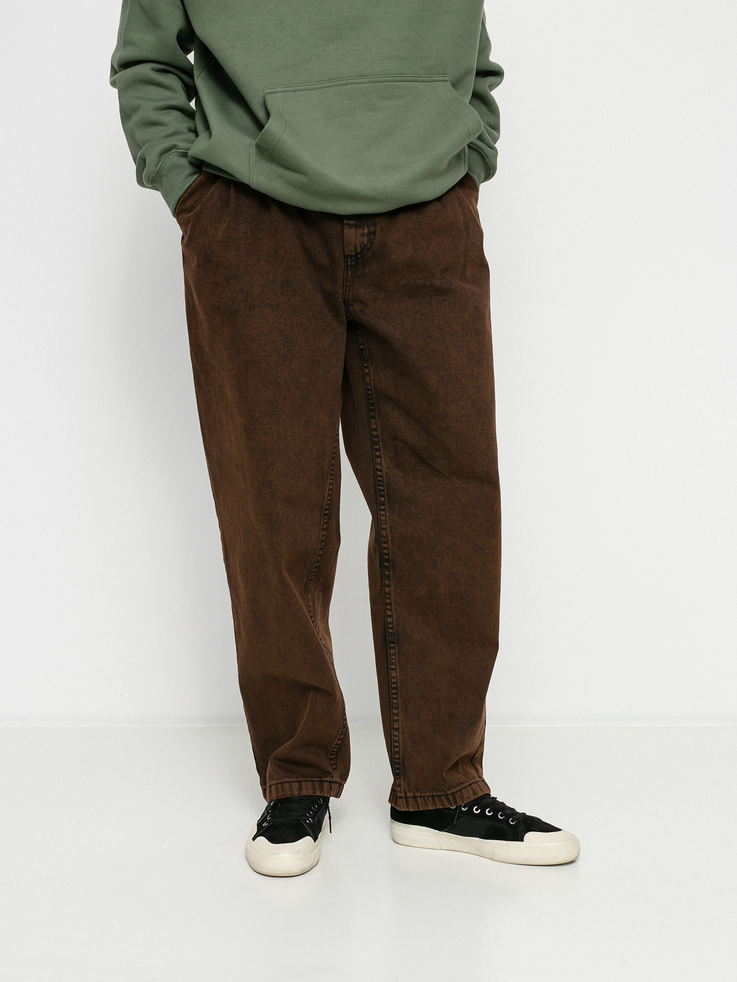 Spodnie Polar Skate Grund Chinos (brown black)