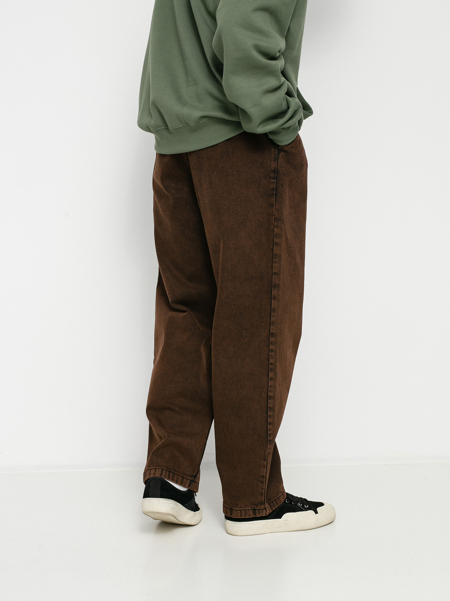 Spodnie Polar Skate Grund Chinos (brown black)
