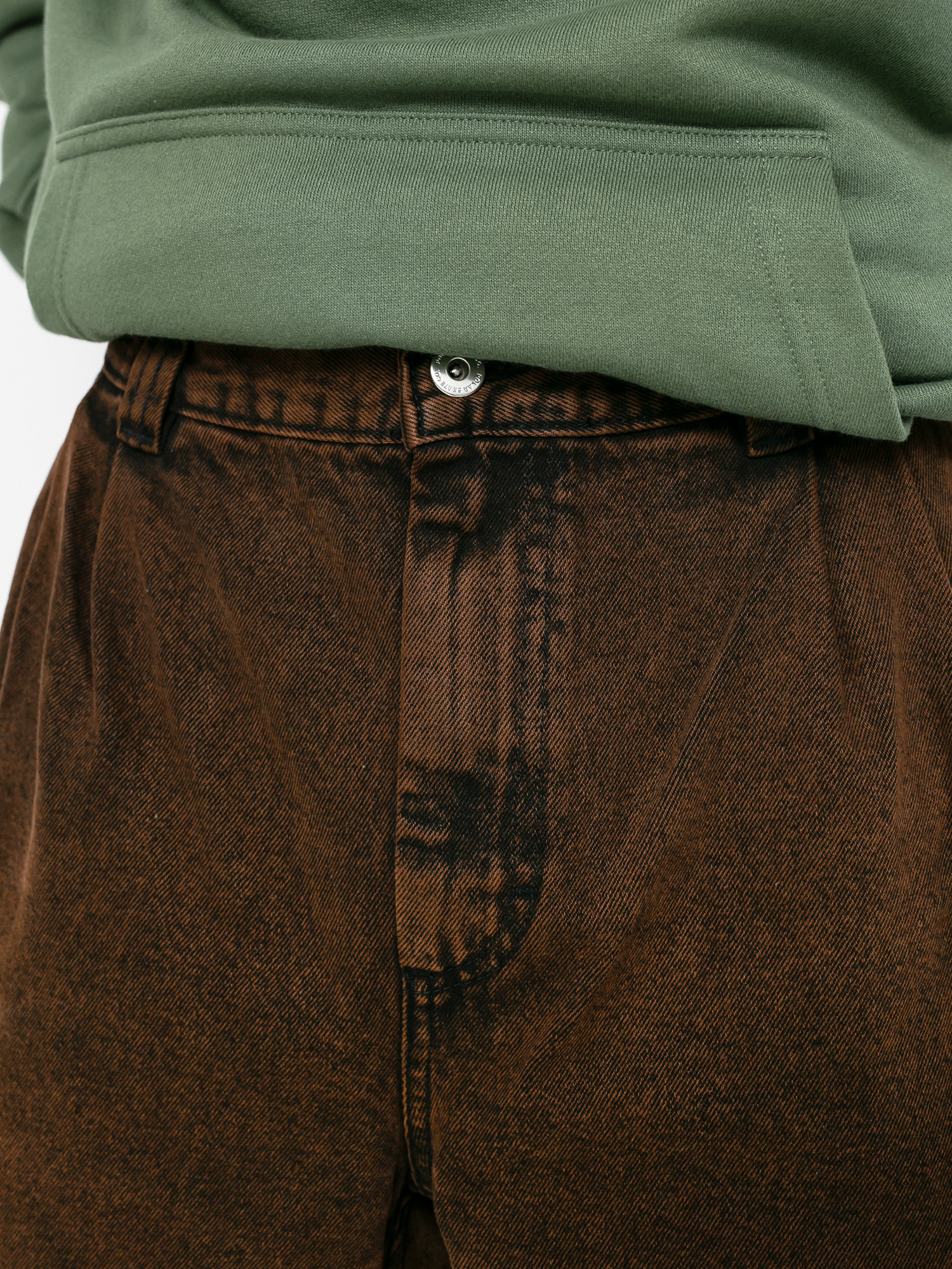 Spodnie Polar Skate Grund Chinos (brown black)