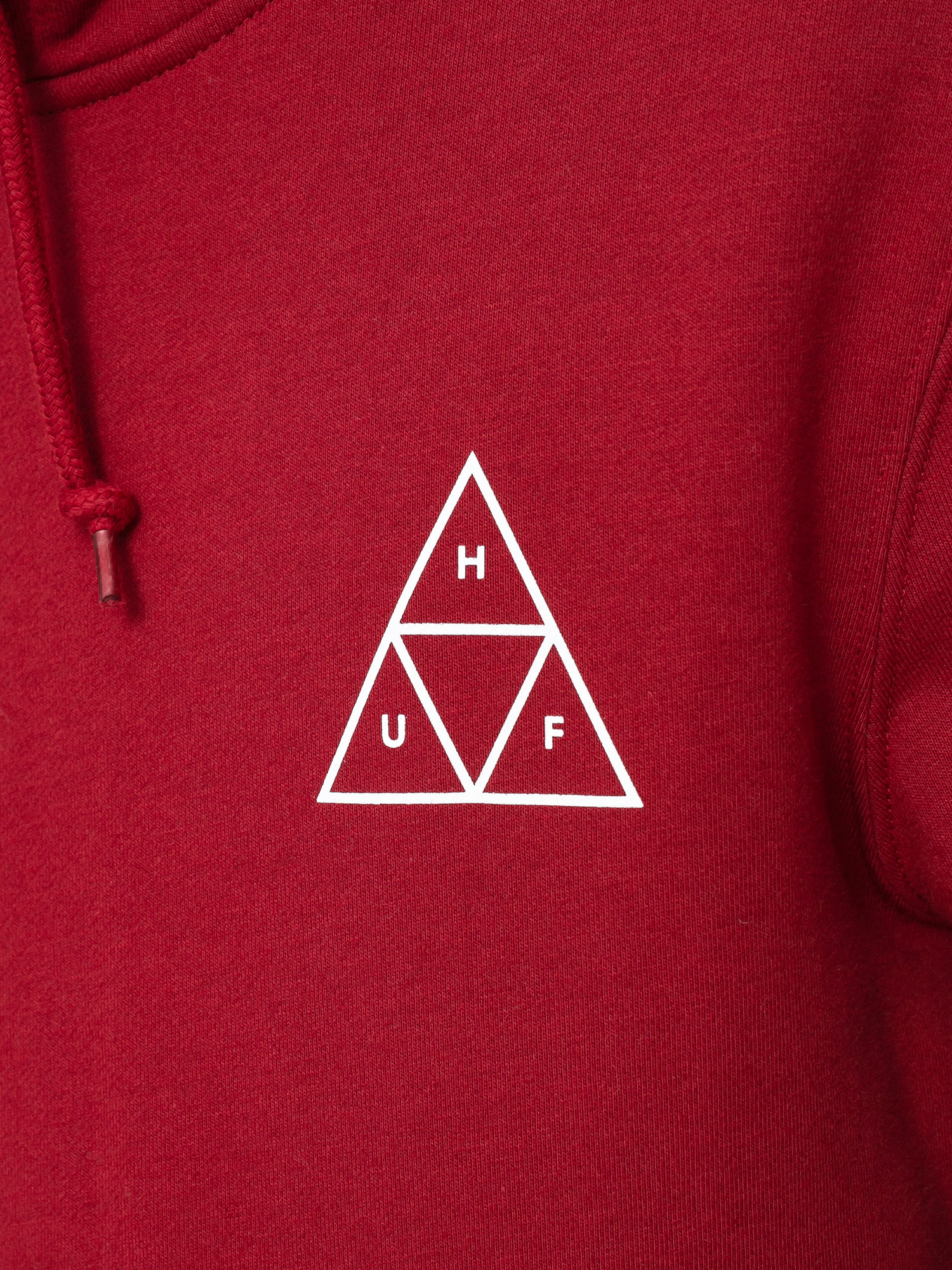 Bluza z kapturem HUF Essentials Triple Triangle HD (bloodstone)