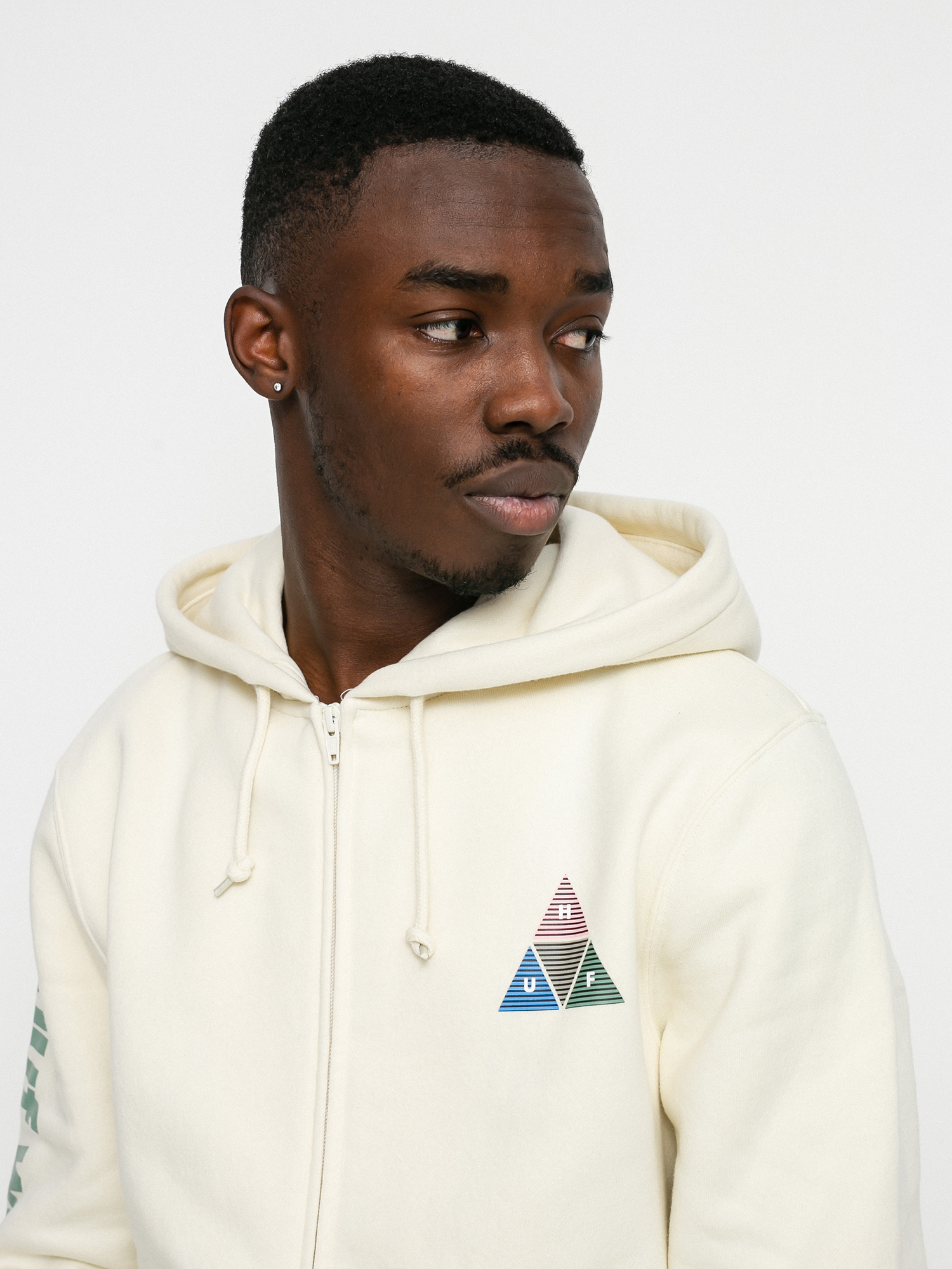 Bluza z kapturem HUF Prism Triple Triangle ZHD (natural)