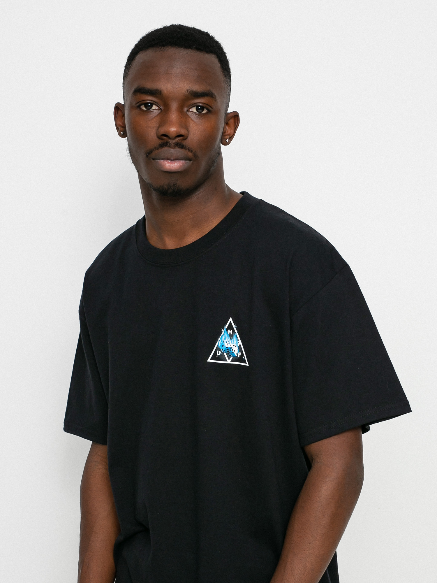 T-shirt HUF Hot Dice Triple Triangle (black)