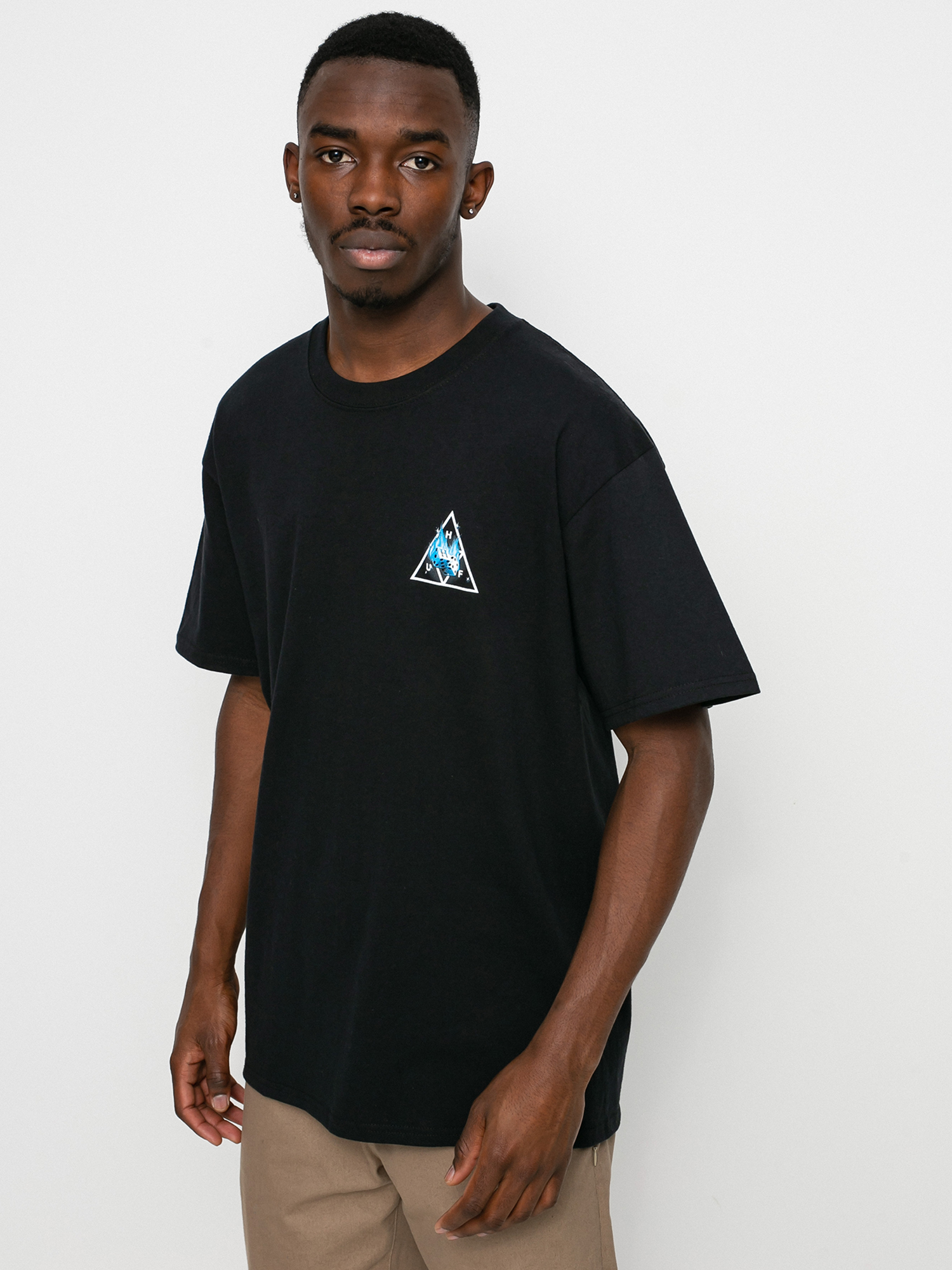 T-shirt HUF Hot Dice Triple Triangle (black)