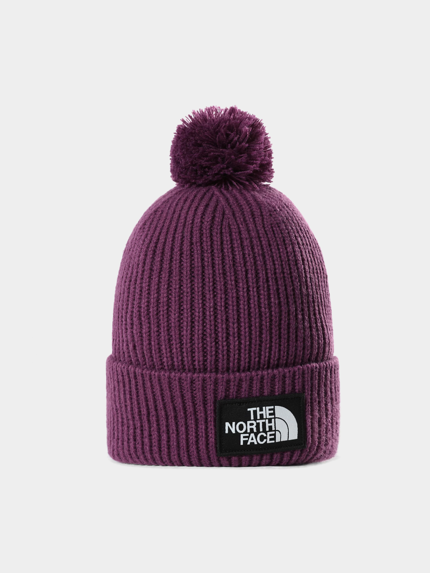 Czapka zimowa The North Face Tnf Logo Box Pom (pikes purple)