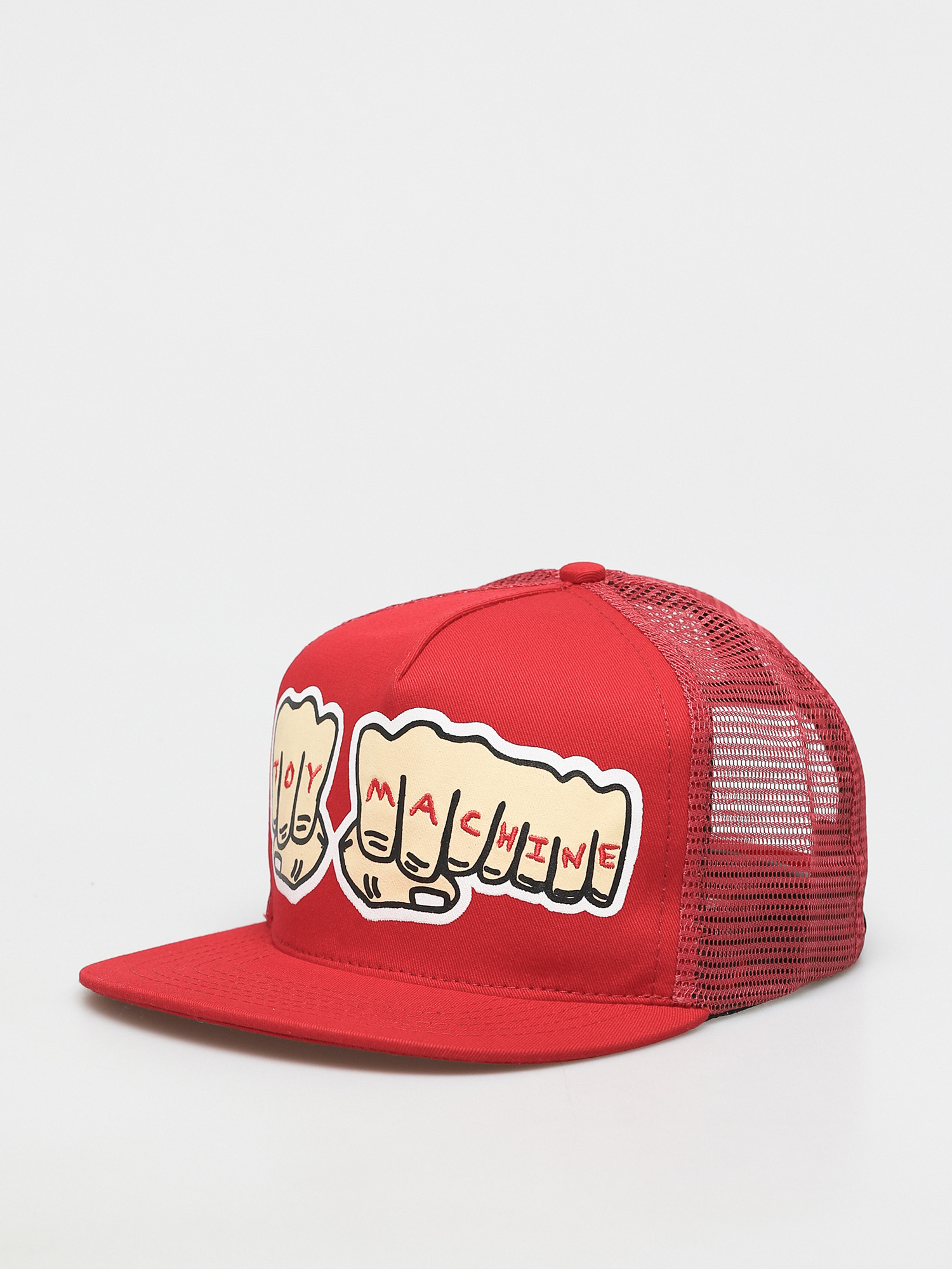 Czapka z daszkiem Toy Machine Fists Mesh (red)