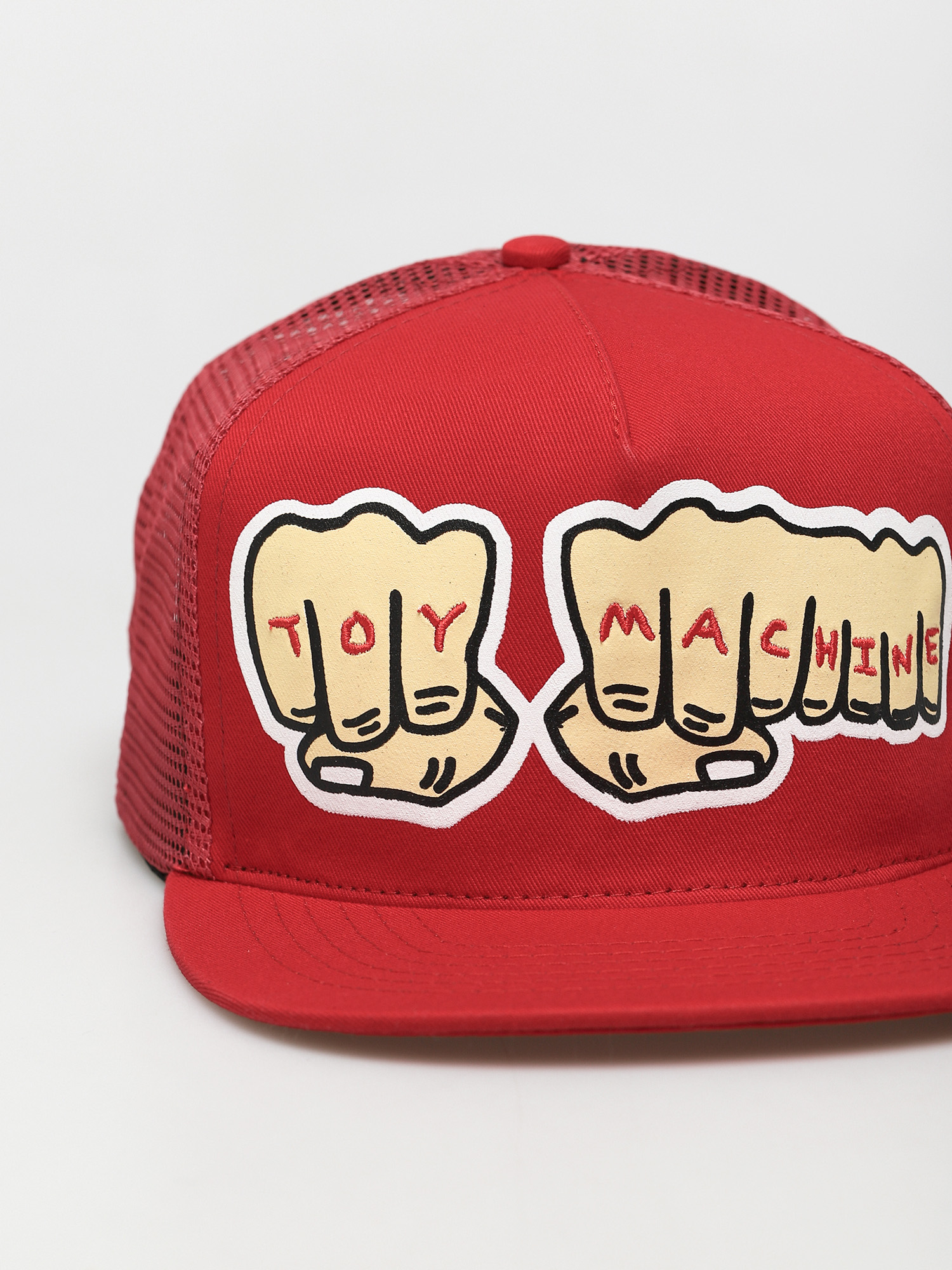 Czapka z daszkiem Toy Machine Fists Mesh (red)