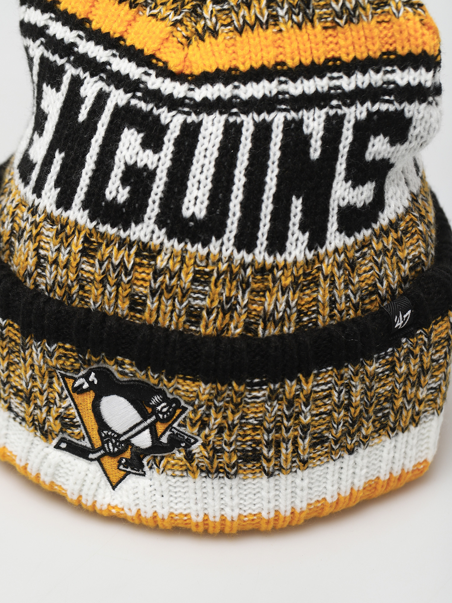 Czapka zimowa 47 Brand NHL Pittsbugh Penguins Quick Route (black)