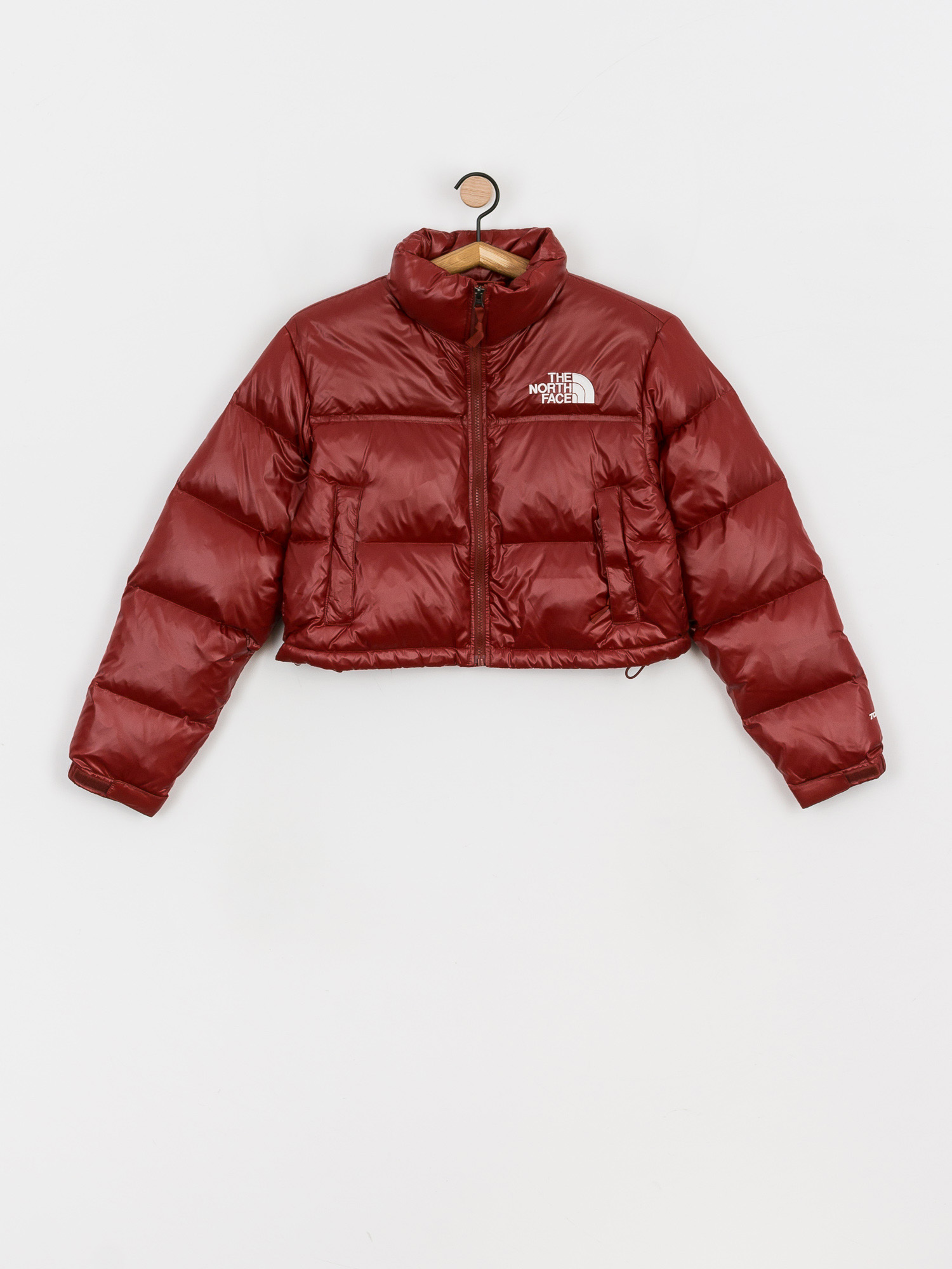 Kurtka The North Face Nuptse Short Wmn (brick house red)