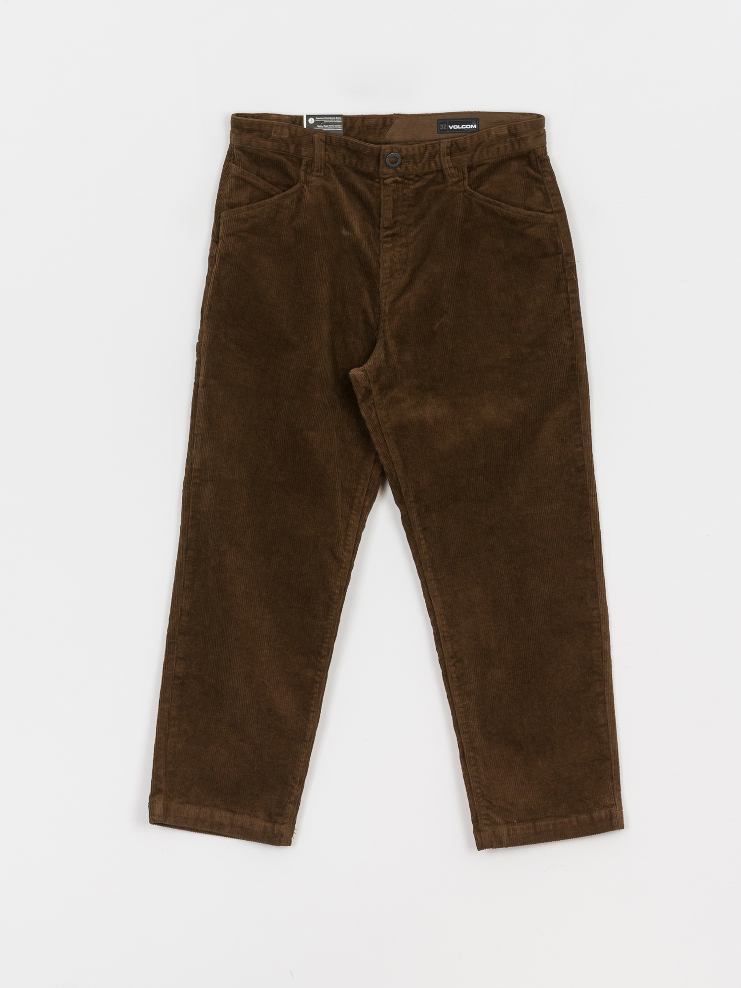 Spodnie Volcom Louie Lopez Tapered Cord (dark earth)