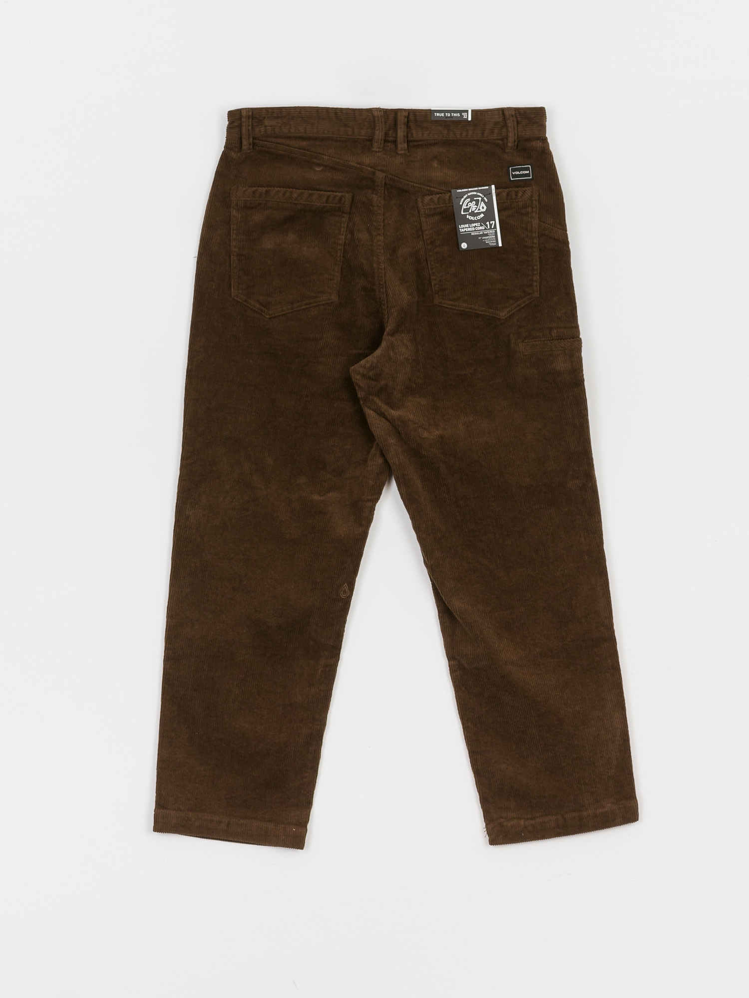 Spodnie Volcom Louie Lopez Tapered Cord (dark earth)