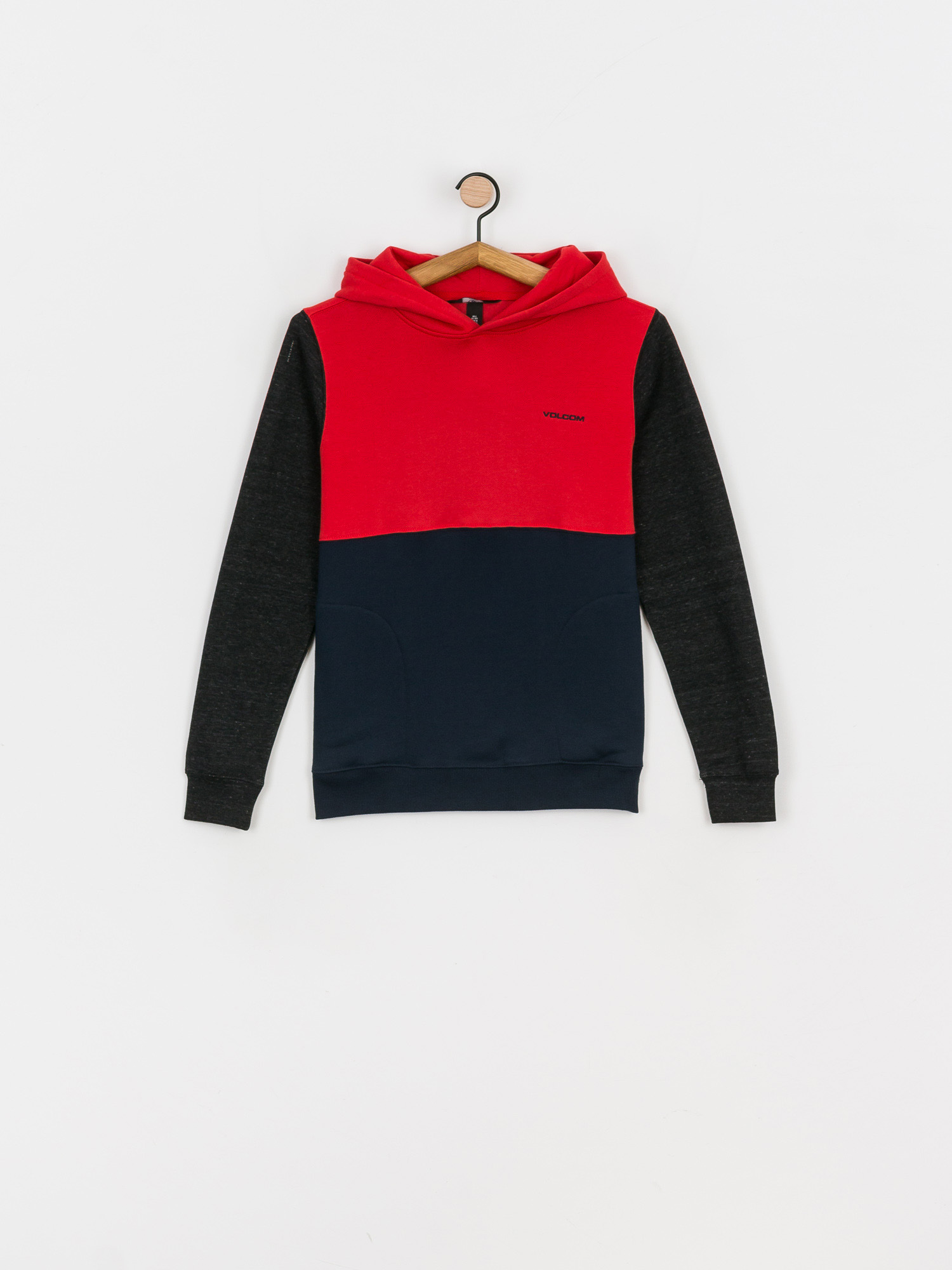 Bluza z kapturem Volcom Volcom Division HD JR (ribbon red)