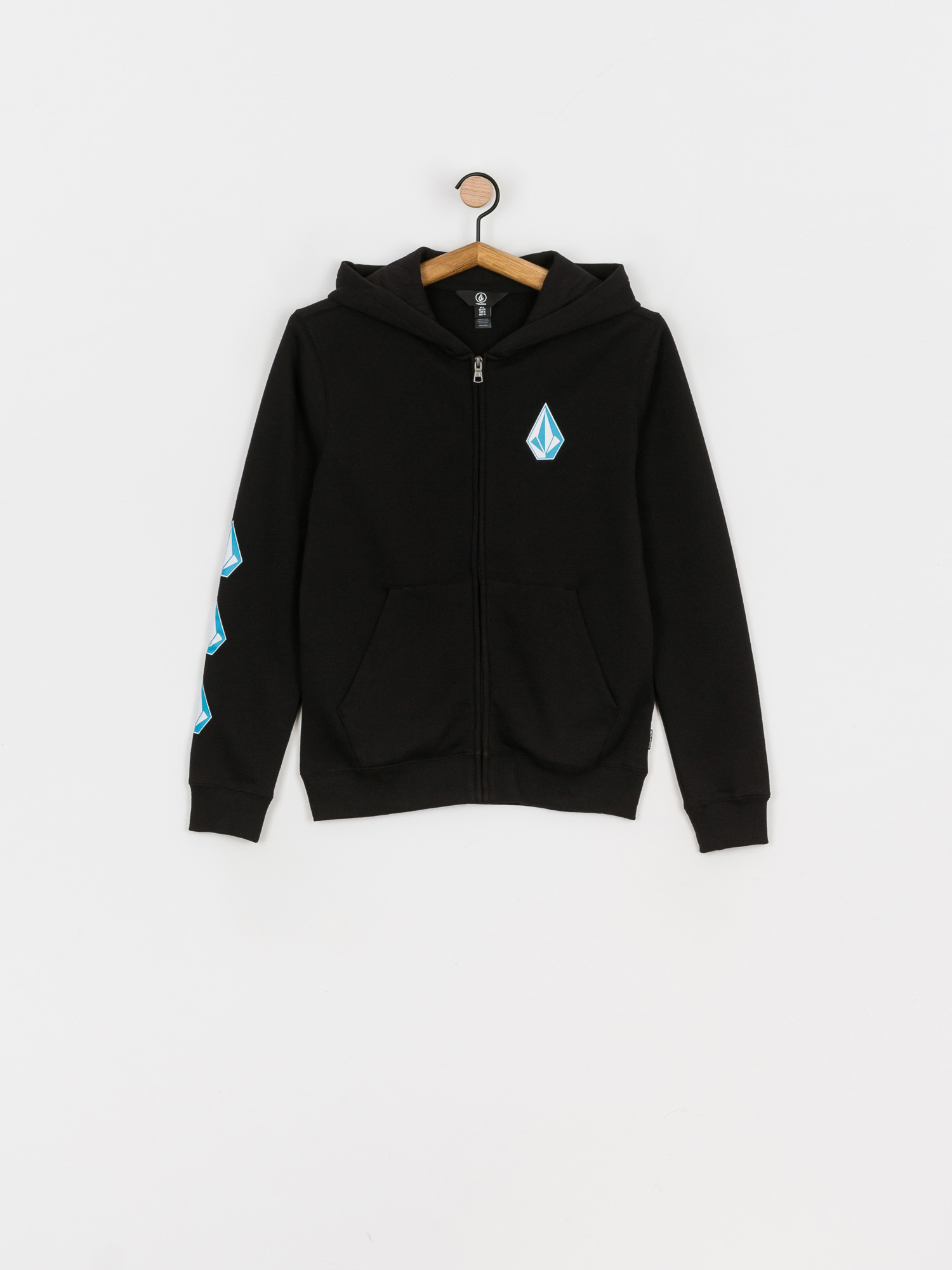 Bluza Volcom Iconic Stone Zip JR (black)