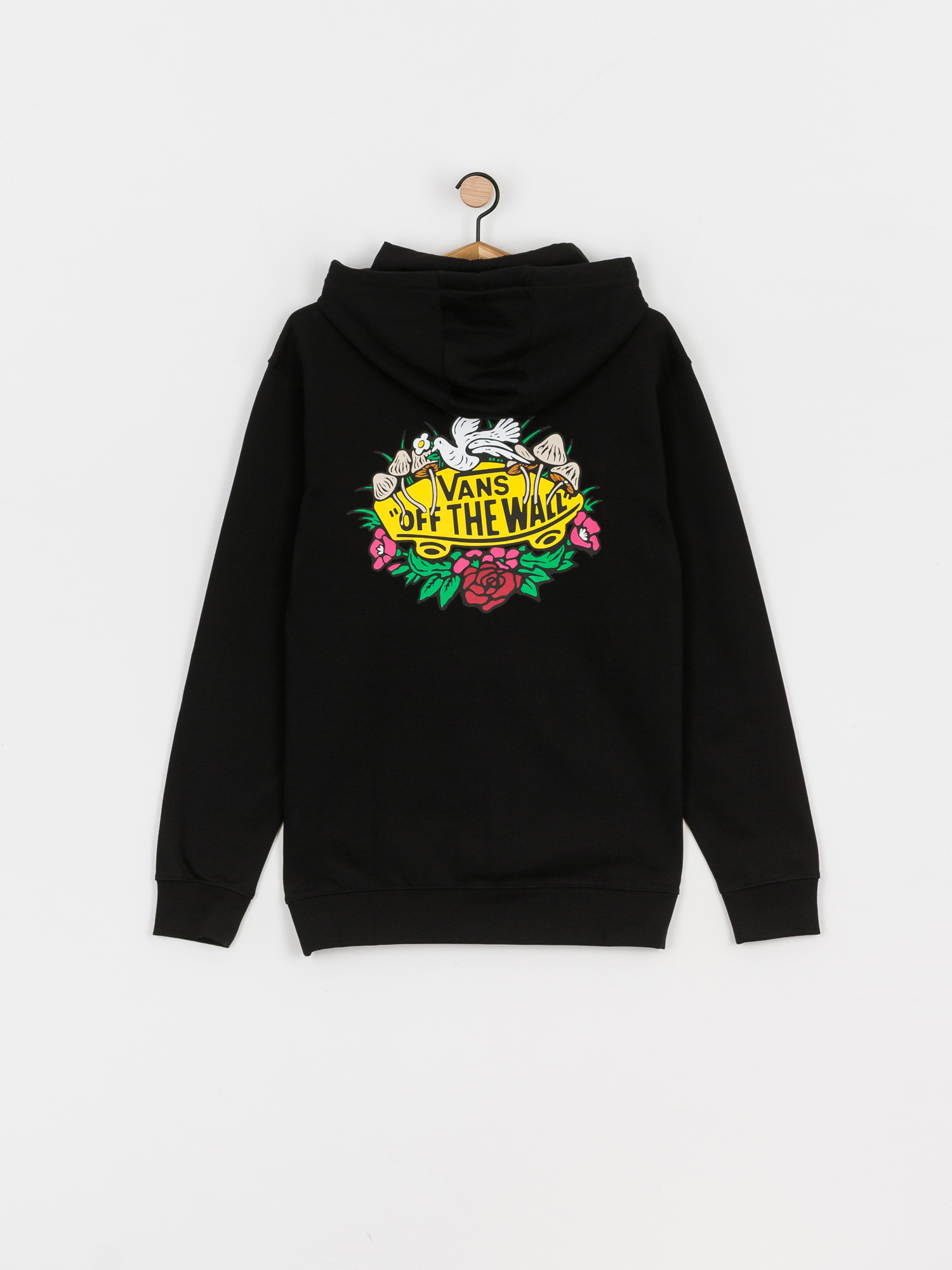 Bluza z kapturem Vans Overgrown Otw HD (black)