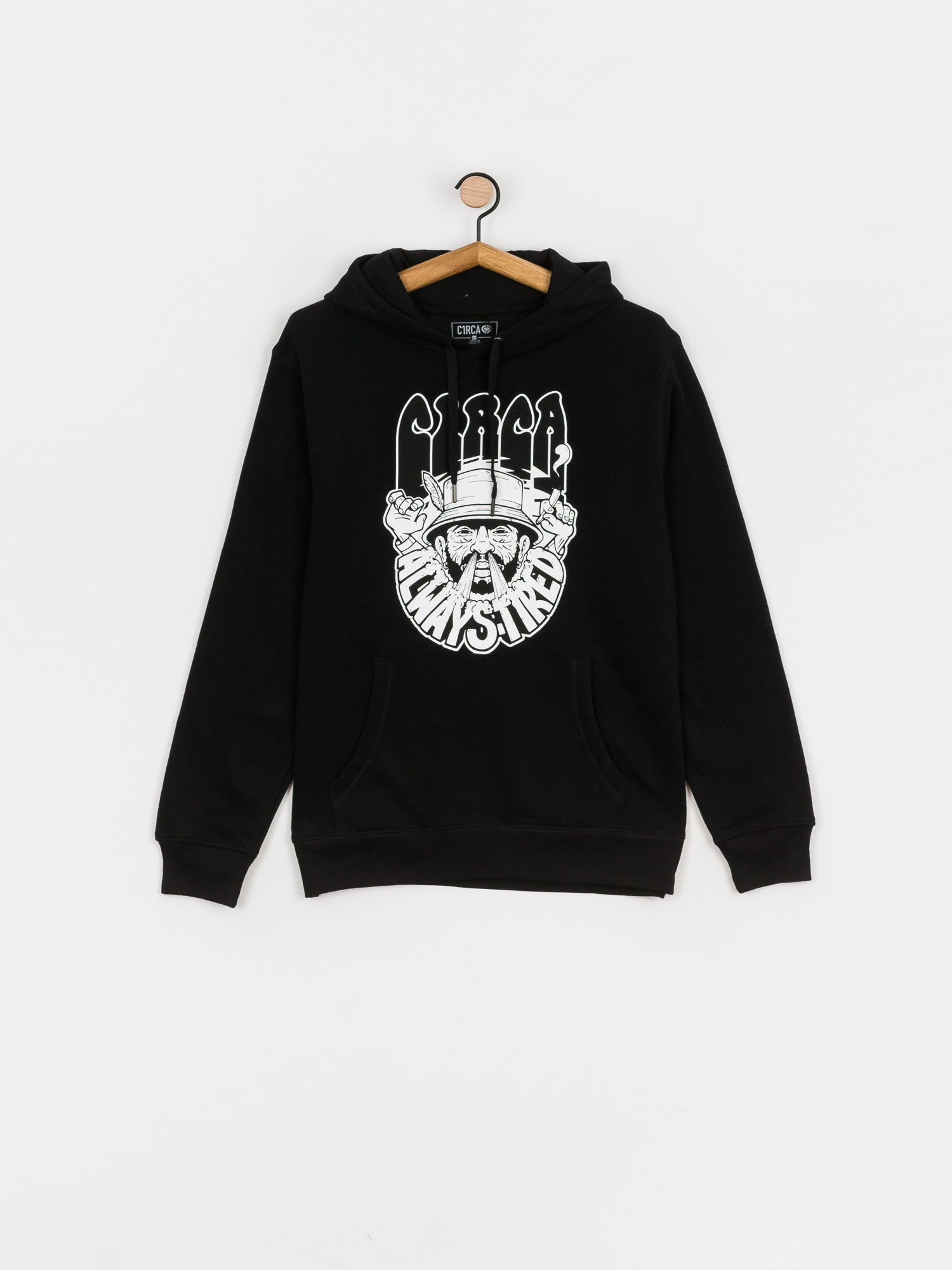 Bluza z kapturem Circa Always Tired HD (black)