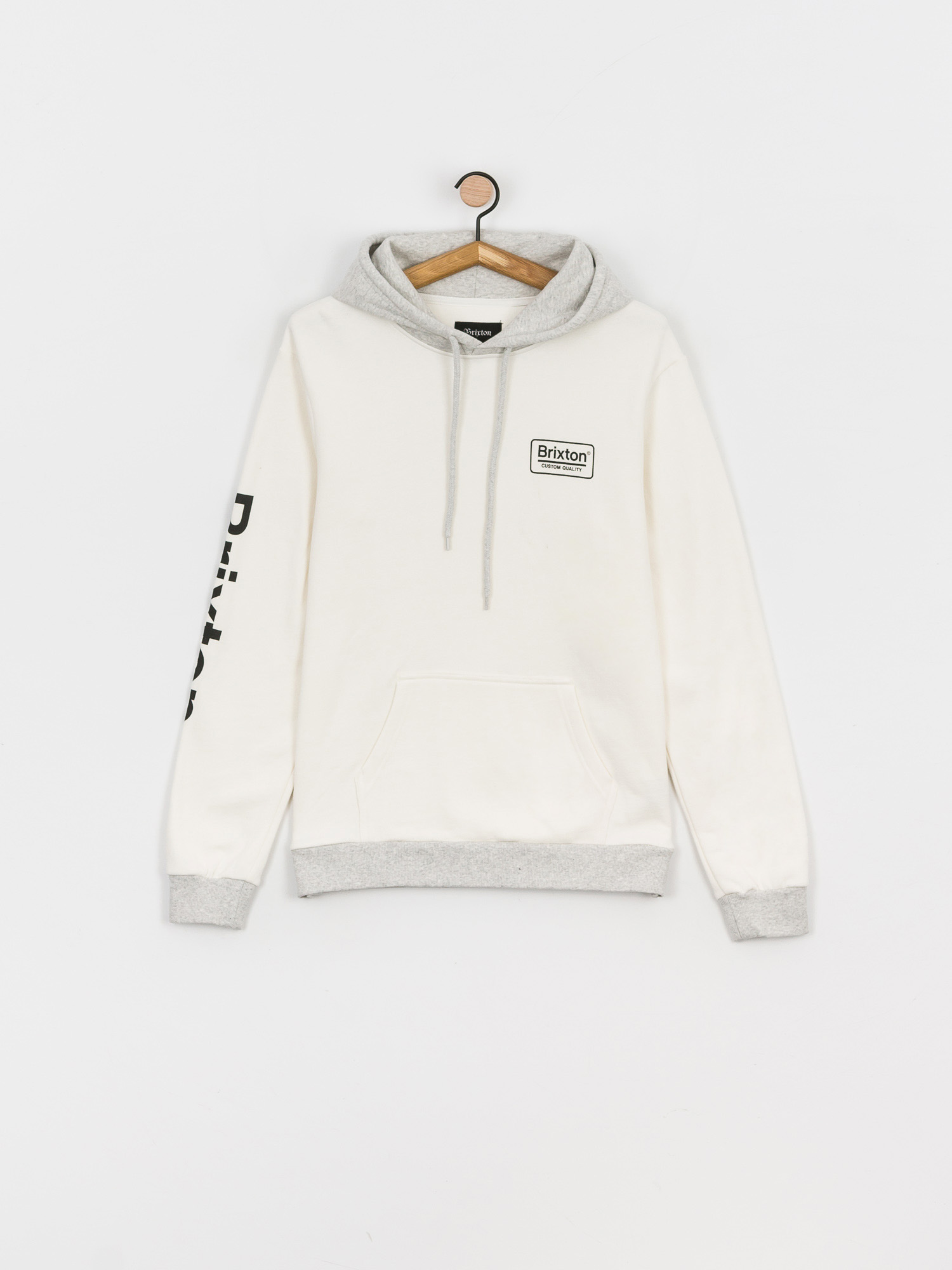 Bluza z kapturem Brixton Palmer Sv II Intl HD (off white)