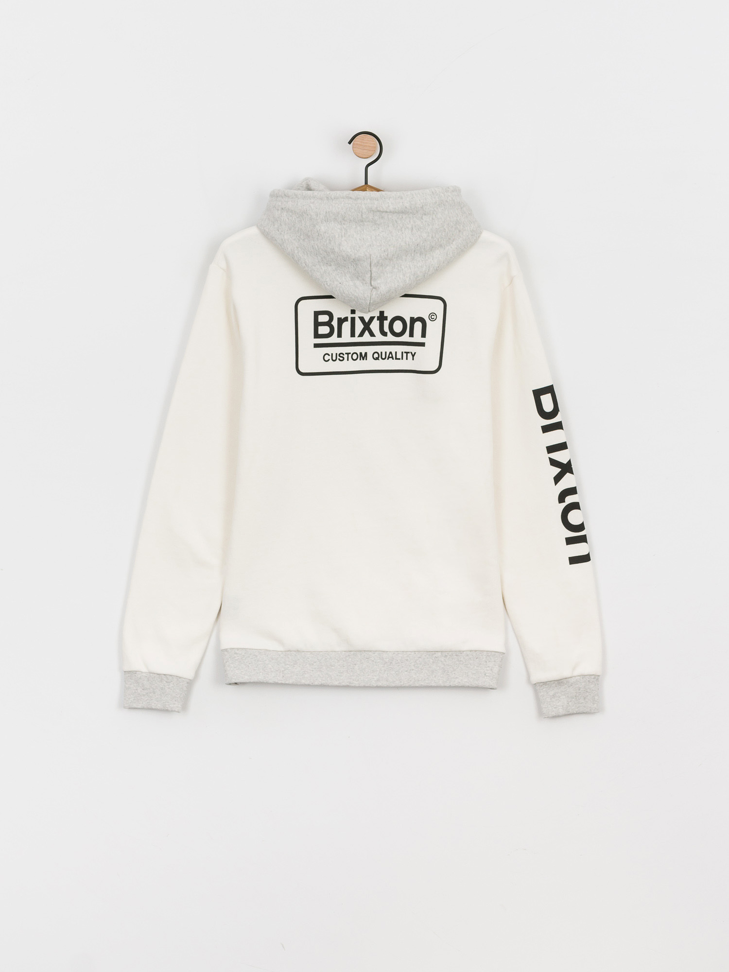 Bluza z kapturem Brixton Palmer Sv II Intl HD (off white)