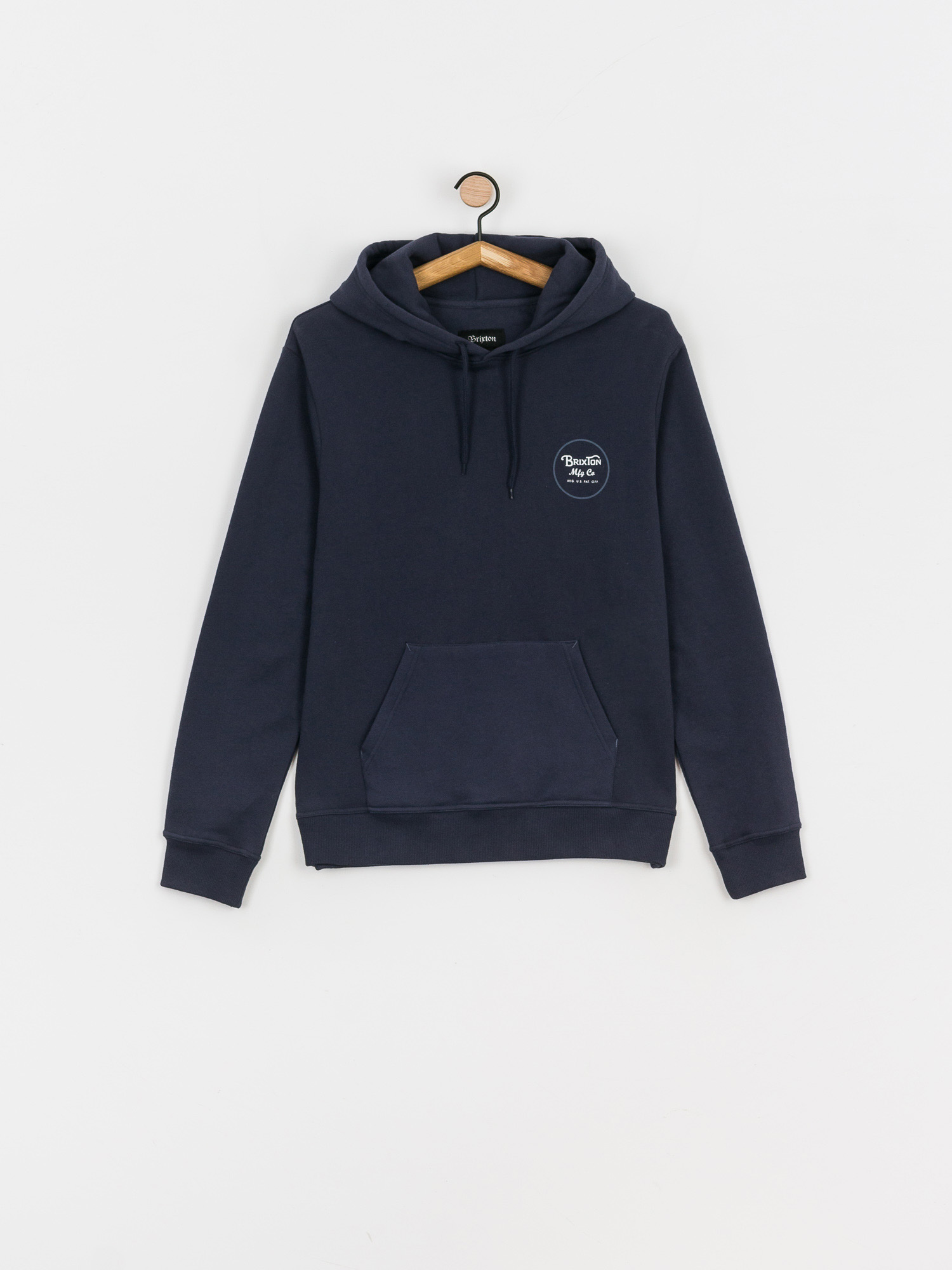 Bluza z kapturem Brixton Wheeler III Eu HD (washed navy)
