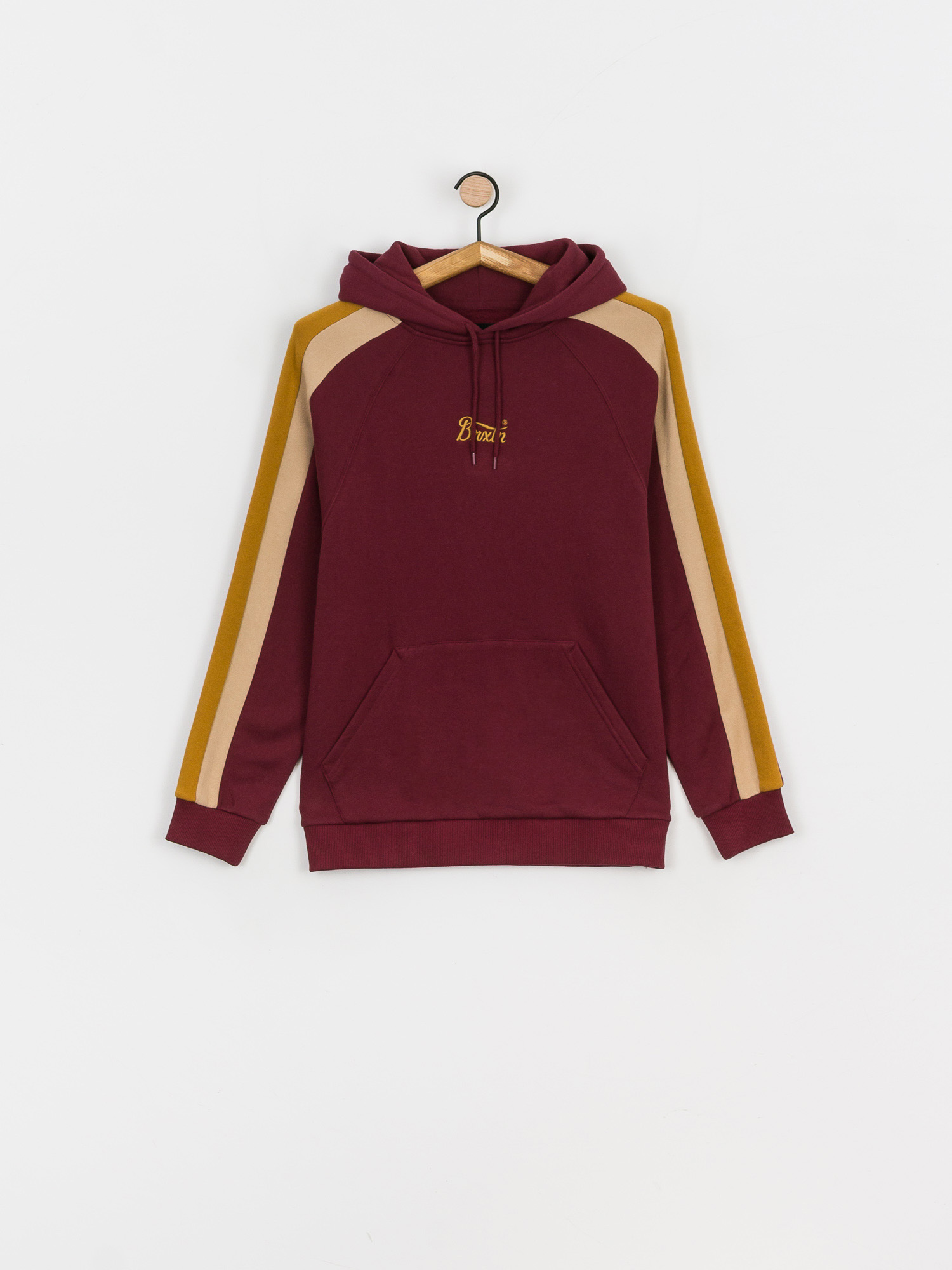 Bluza z kapturem Brixton Stith VI HD (maroon)