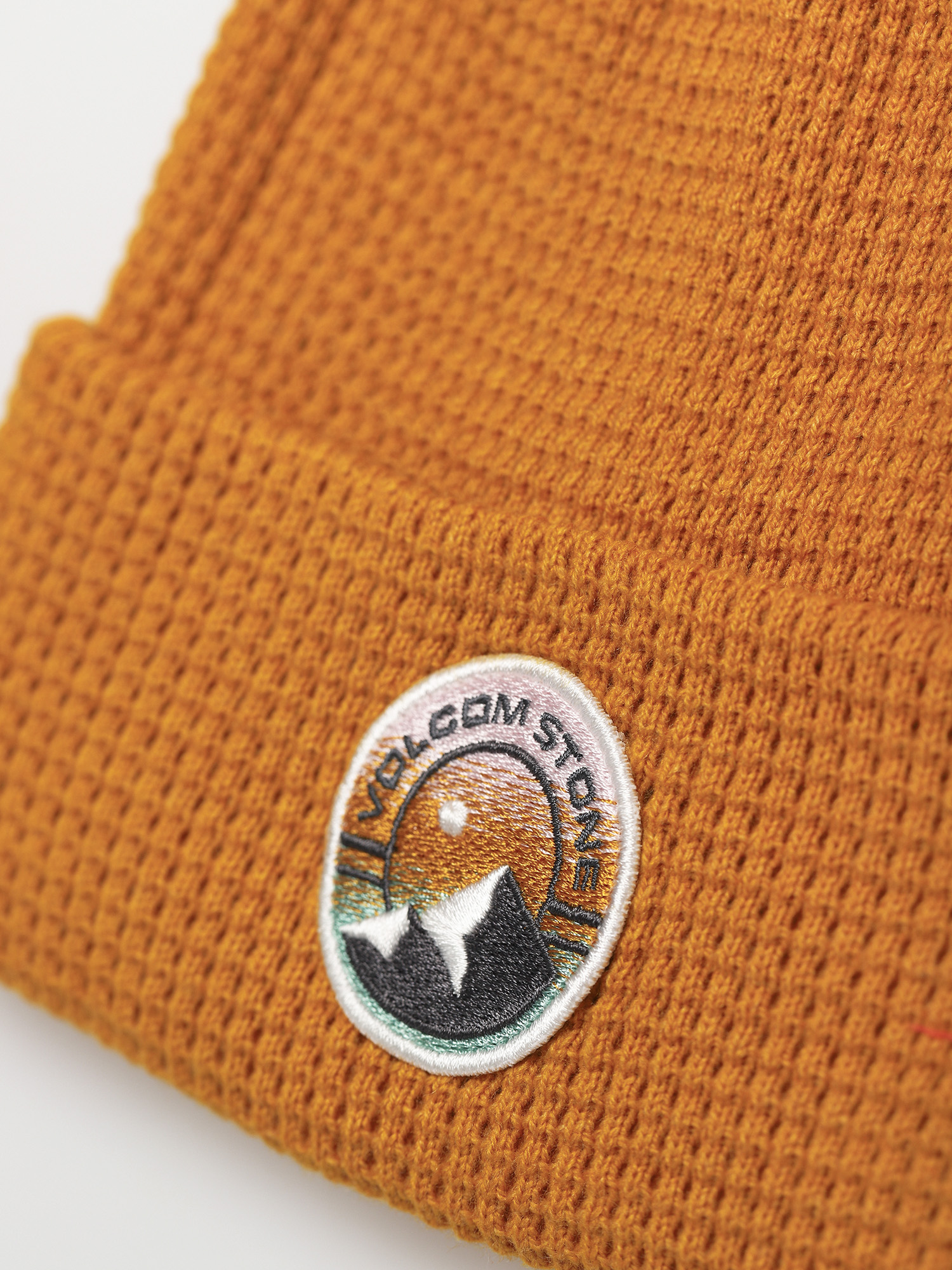 Czapka zimowa Volcom Waffle Patch Wmn (resin gold)