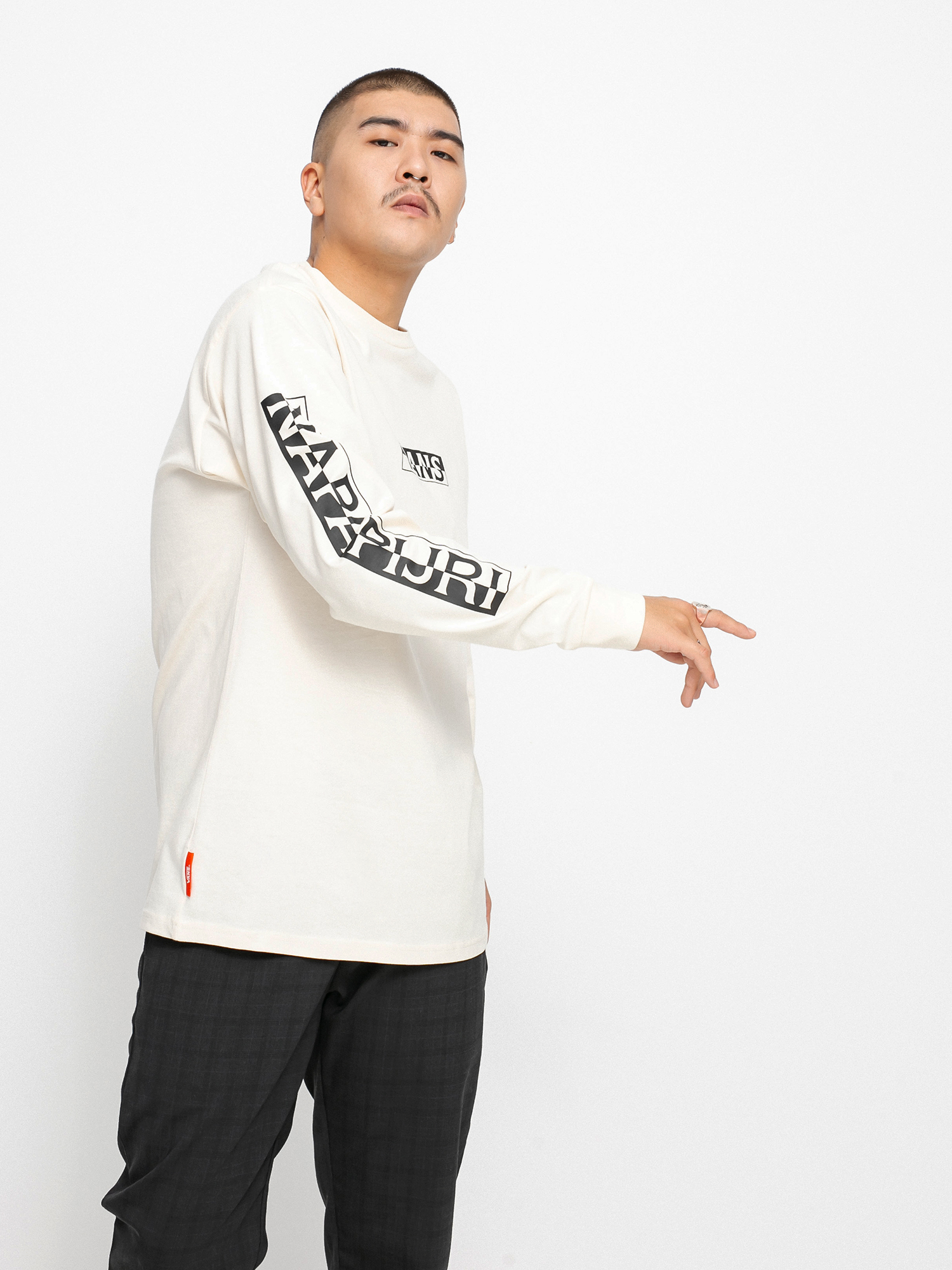 Longsleeve Vans X Napapijri (antique white)