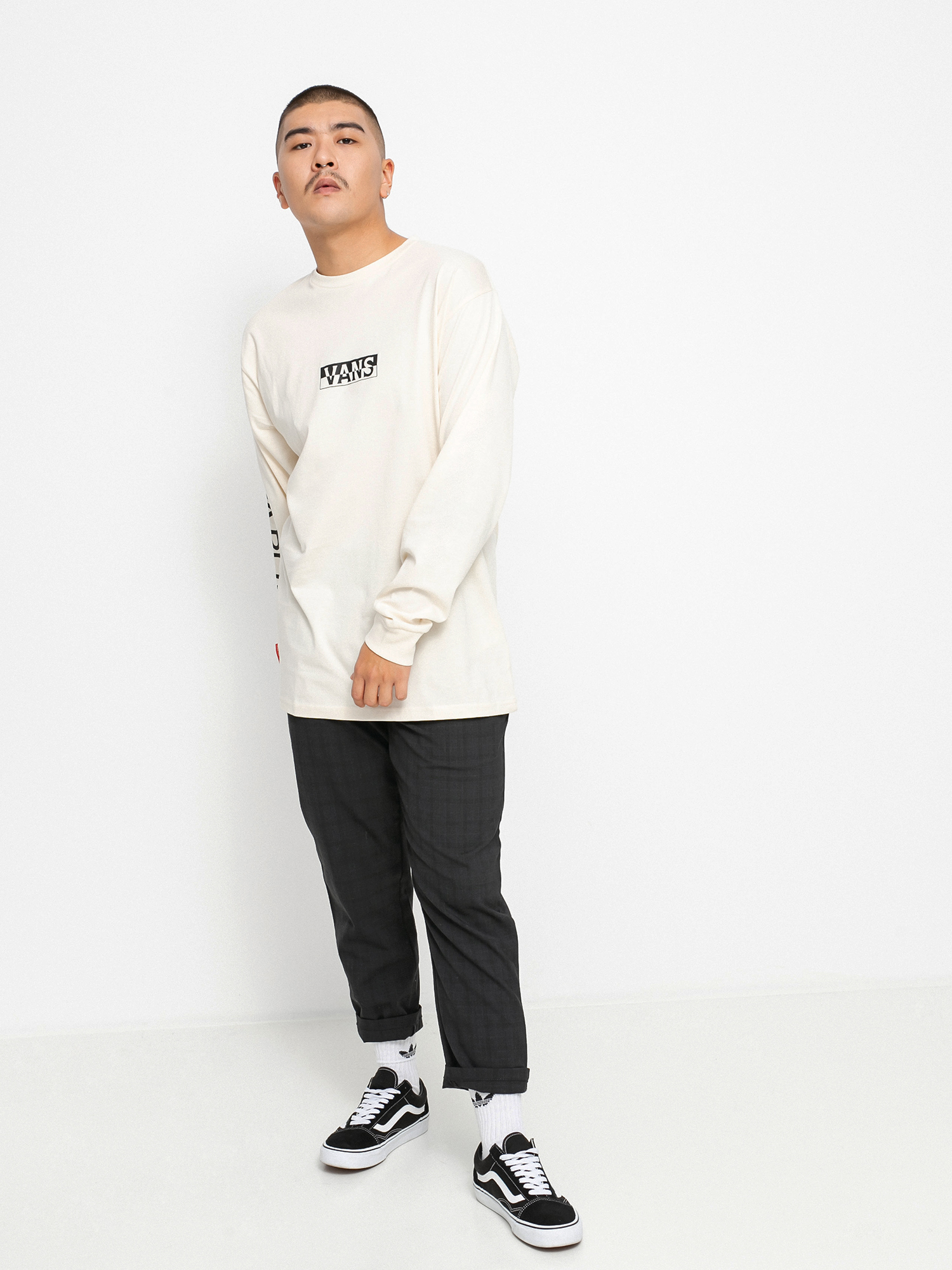 Longsleeve Vans X Napapijri (antique white)