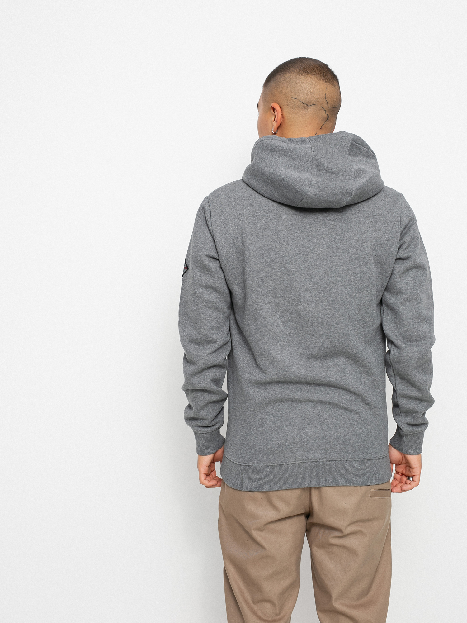 Męska Bluza aktywna Quiksilver Big Logo Snow HD (heather grey)