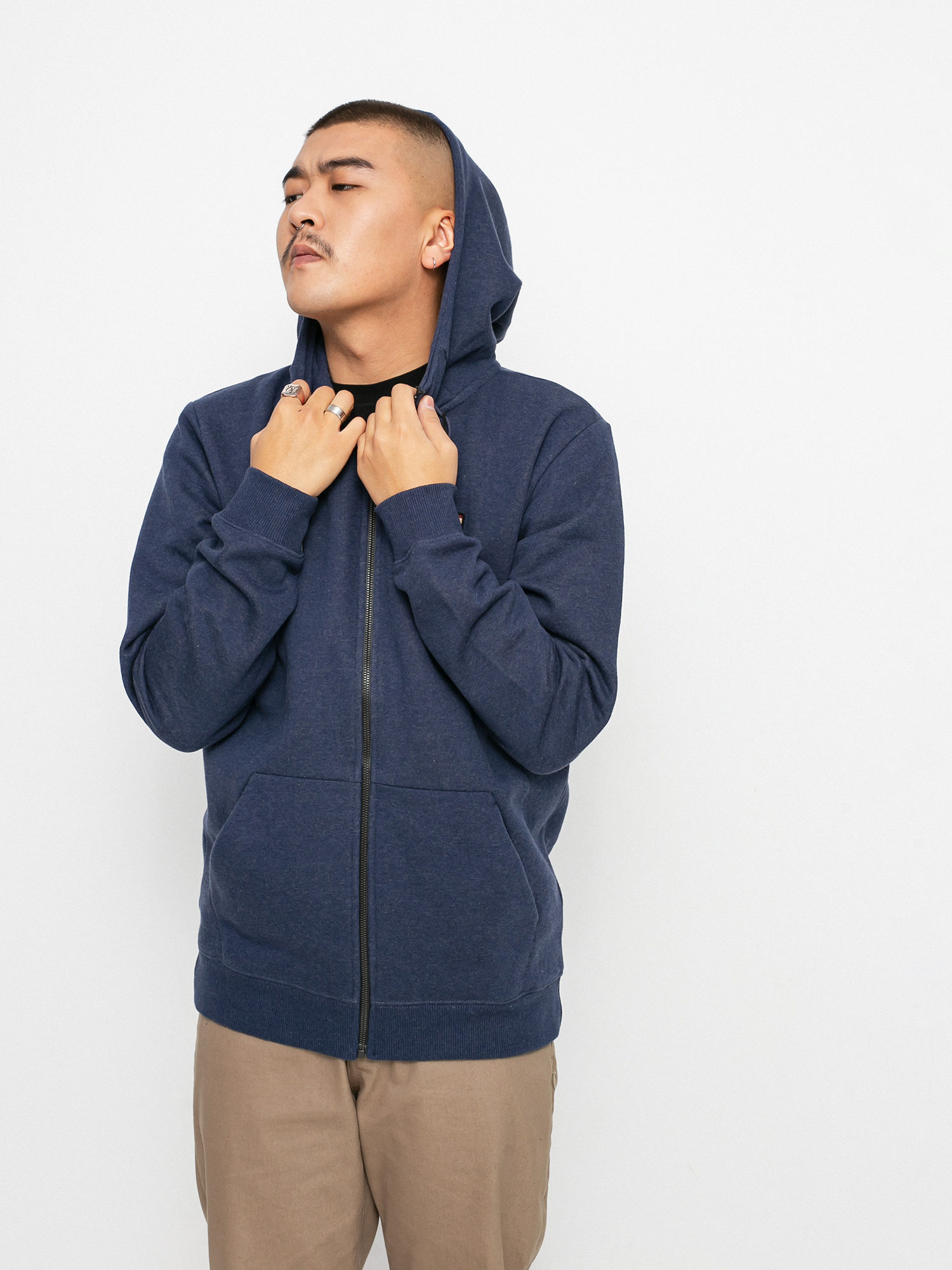 Męska Bluza aktywna Quiksilver Big Logo Snow ZHD (insignia blue)